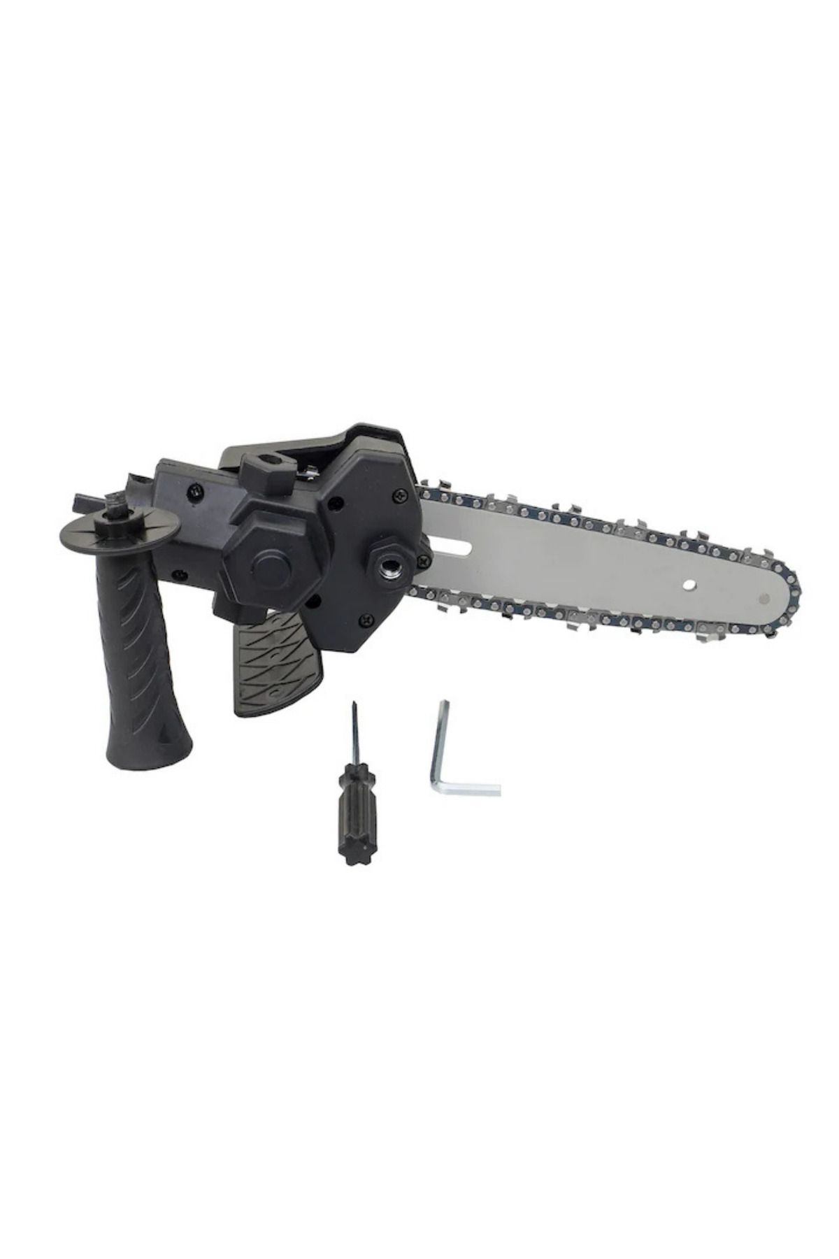 FİAPFO-Mini Chainsaw Adapter for APF Drill with 2 Chains 6 Inch+ Magnetic Bit with 2 Heads 3