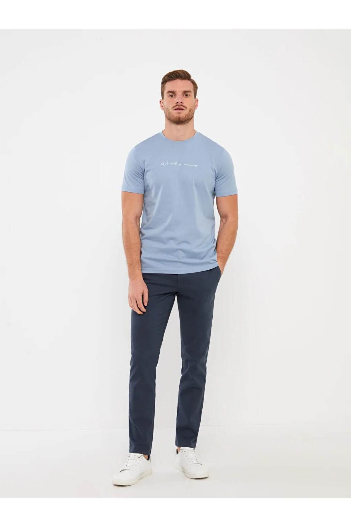 LC Waikiki LCWAIKIKI Classic Indigo Standart Kalıp Erkek Chino Pantolon