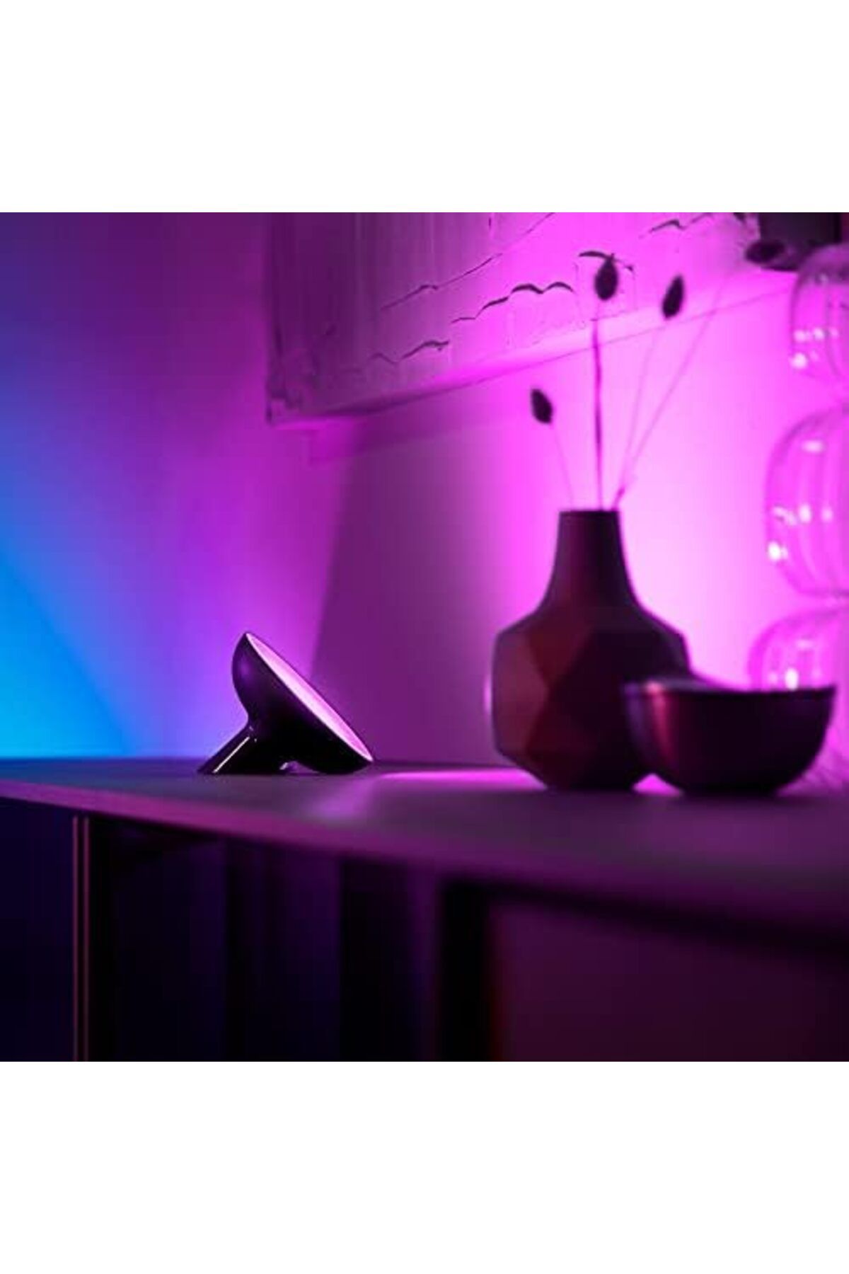 Philips Hue-Smart LED Table Lamp [Black] with Bluetooth compatible with Alexa and Google Assistant 6