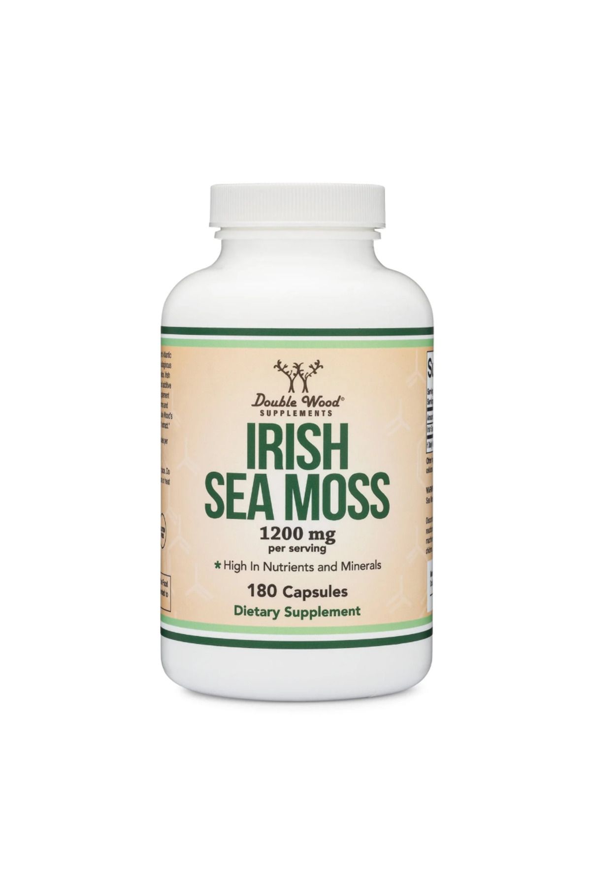 DOUBLE WOOD Irısh Sea Moos 1200 mg 180 Capsules