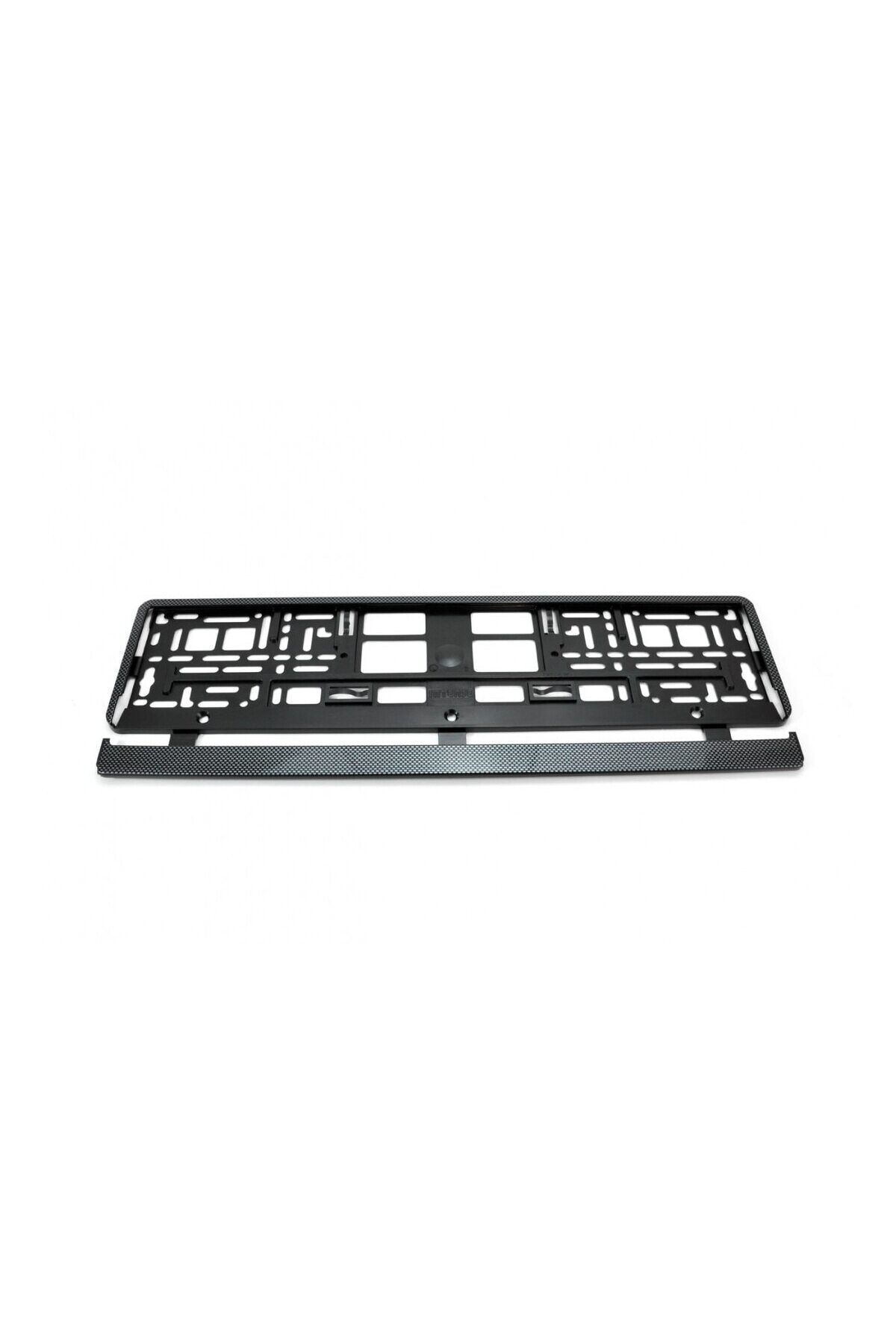 motor starter-Carbon license plate holder, universal size 3