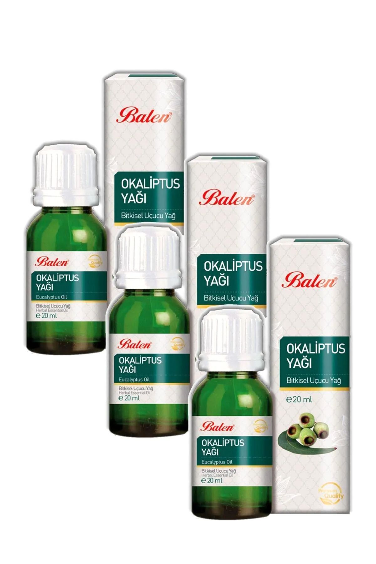 GÜLCE LOKMAN HEKİM AKTAR BALEN OKALİPTÜS YAĞI 3 X 20ML DİSTİLASYON