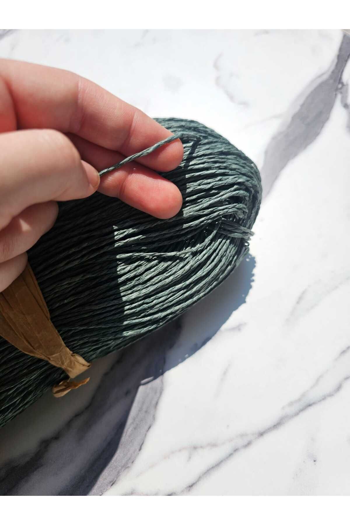 RENGARENK-First Quality Thin Winding Paper Thread 325Gr-345Gr Color No:21 Green 3