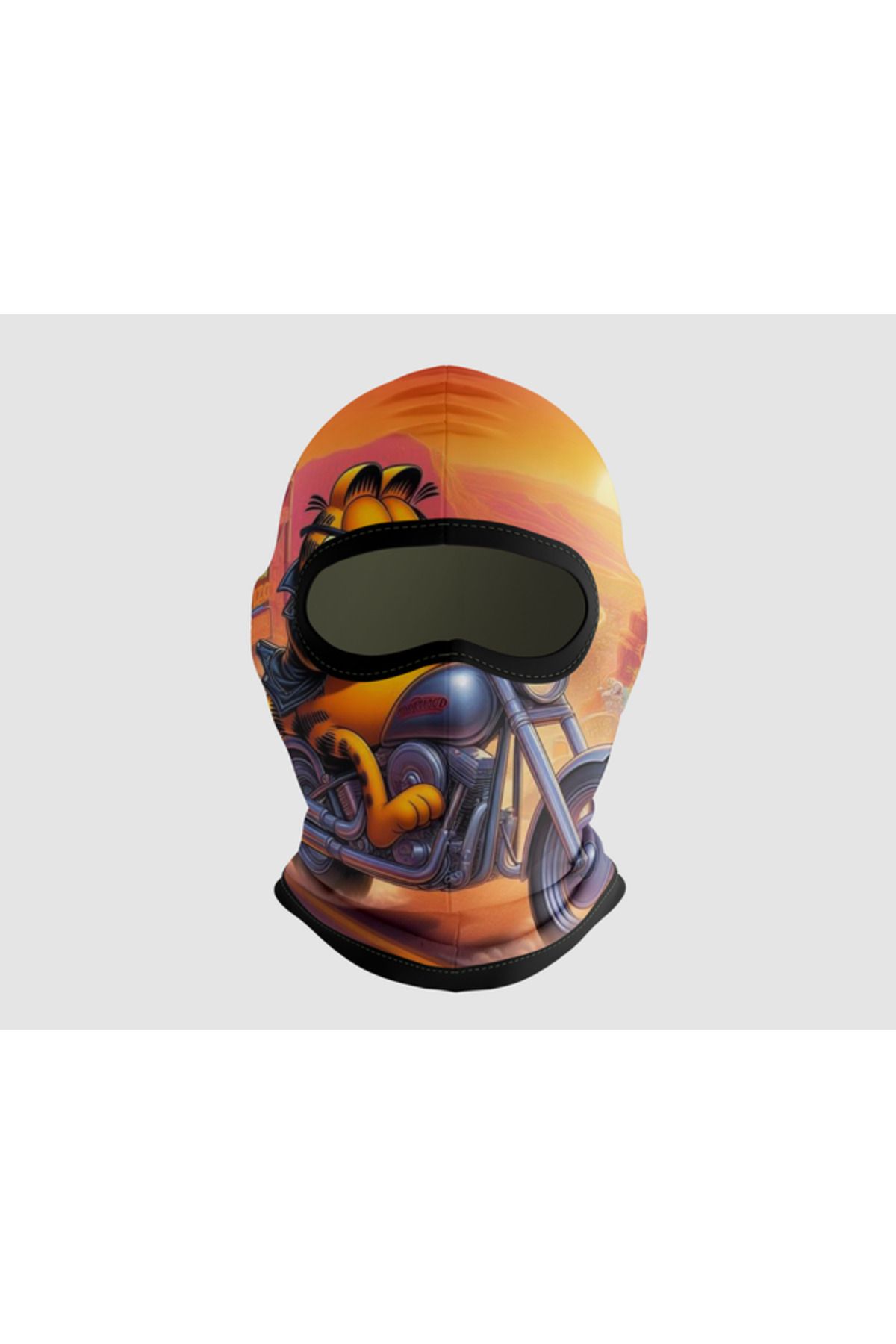 Buffalo Motorcu Ve Kuryeler İçin Outdoor Rüzgar ve Antialerjik Yüz Koruma Motorcu Maske Balaklava Desenli