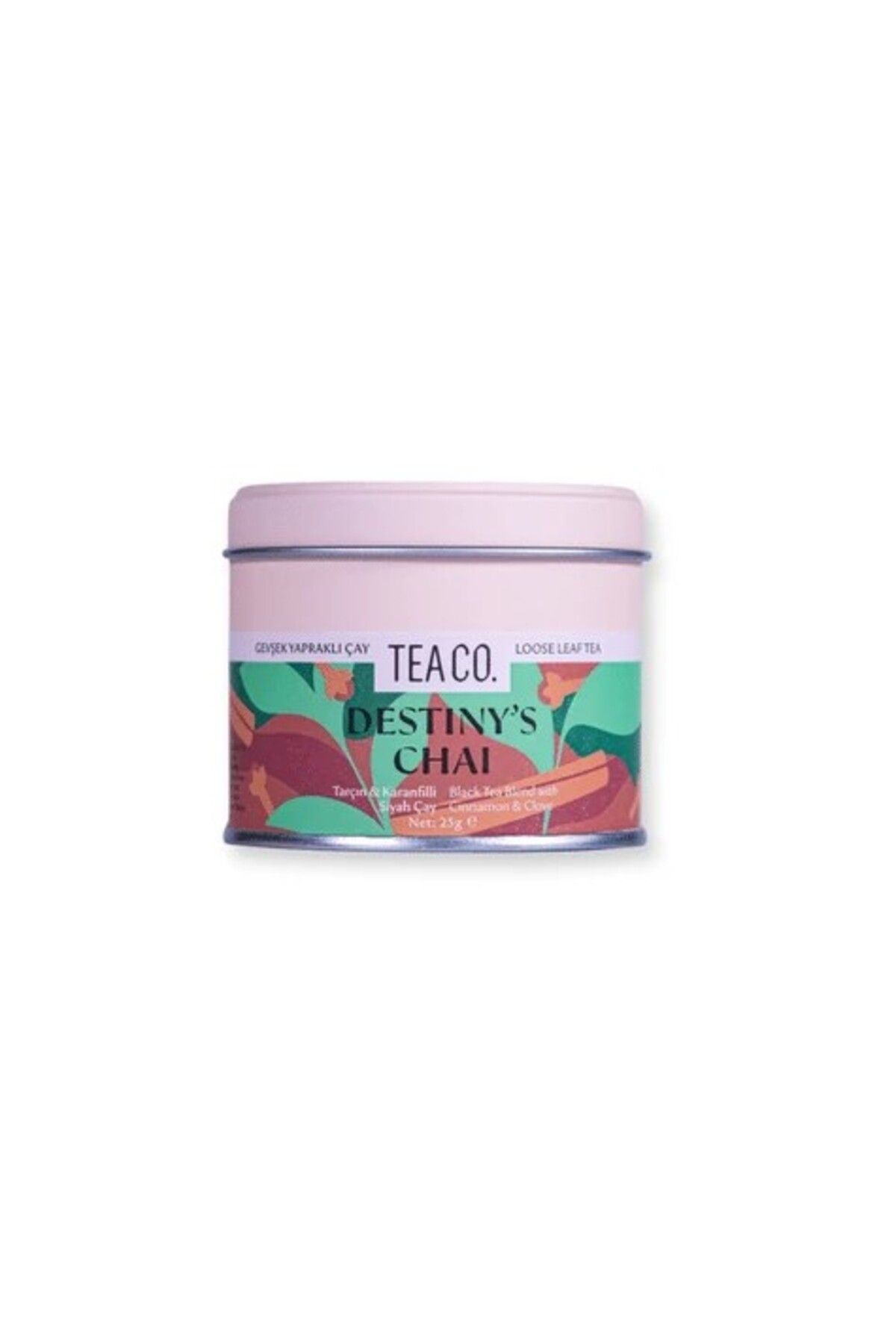 Tea Co Destiny Tea Karanfilli Tarçınlı Pu Erh Çayı 25 Gr