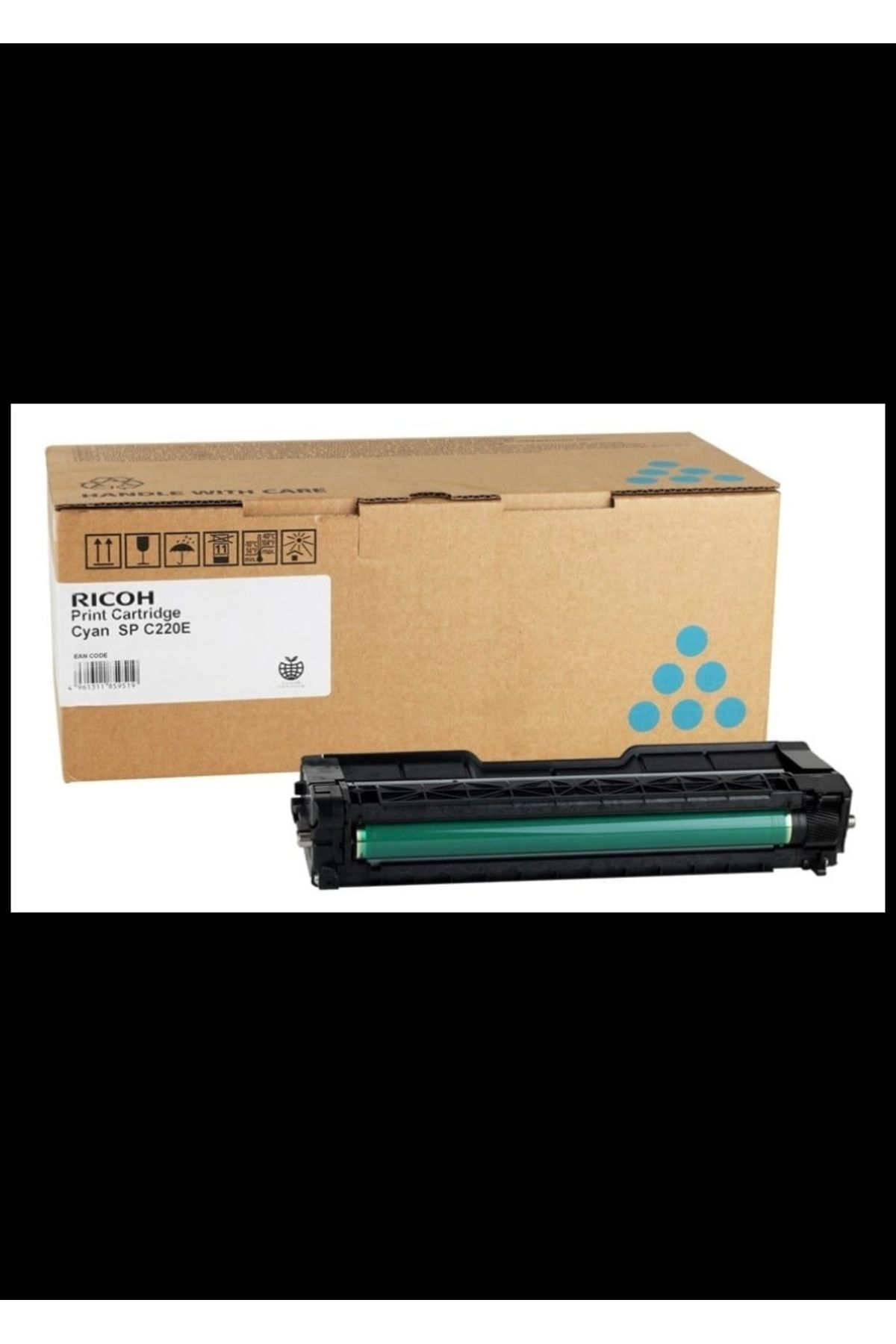 Tex Ricoh SP-C250 Mavi Muadil Toner – 1.600 Sayfa – %100 Uyumlu