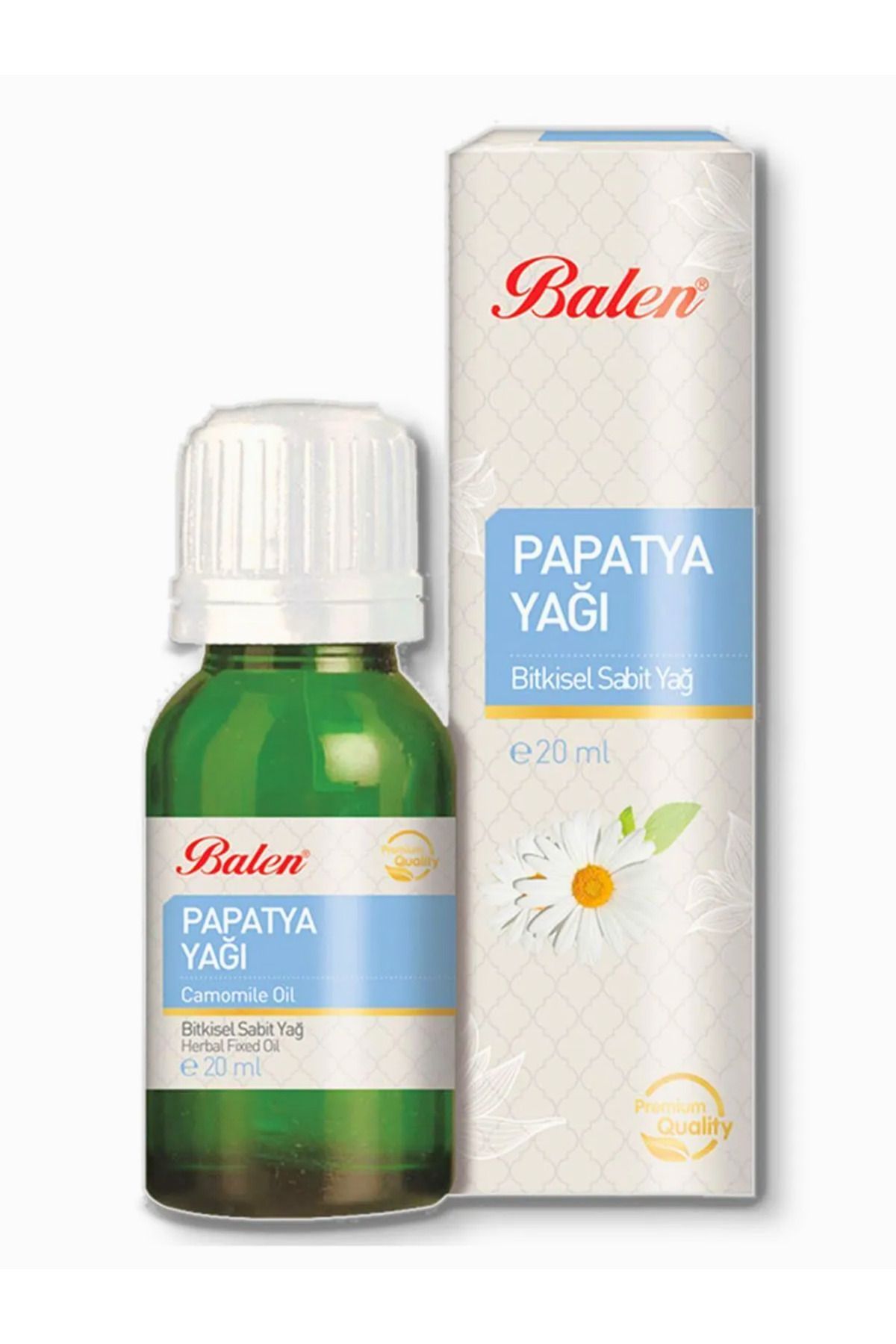 GÜLCE LOKMAN HEKİM AKTAR BALEN PAPATYA YAĞI 20ML MASERASYON