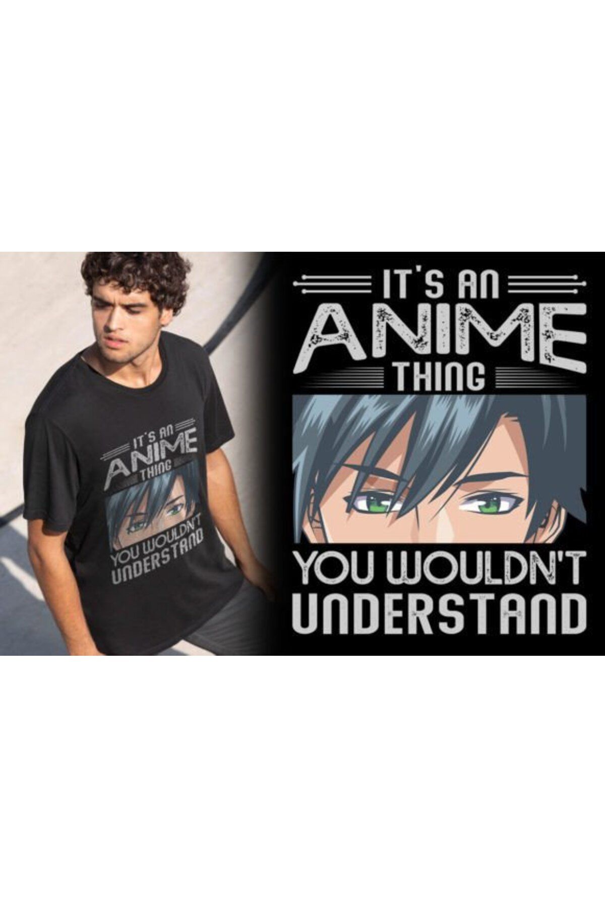 Sister Home Design Anime Kısa kollu bisiklet yaka t-shirt