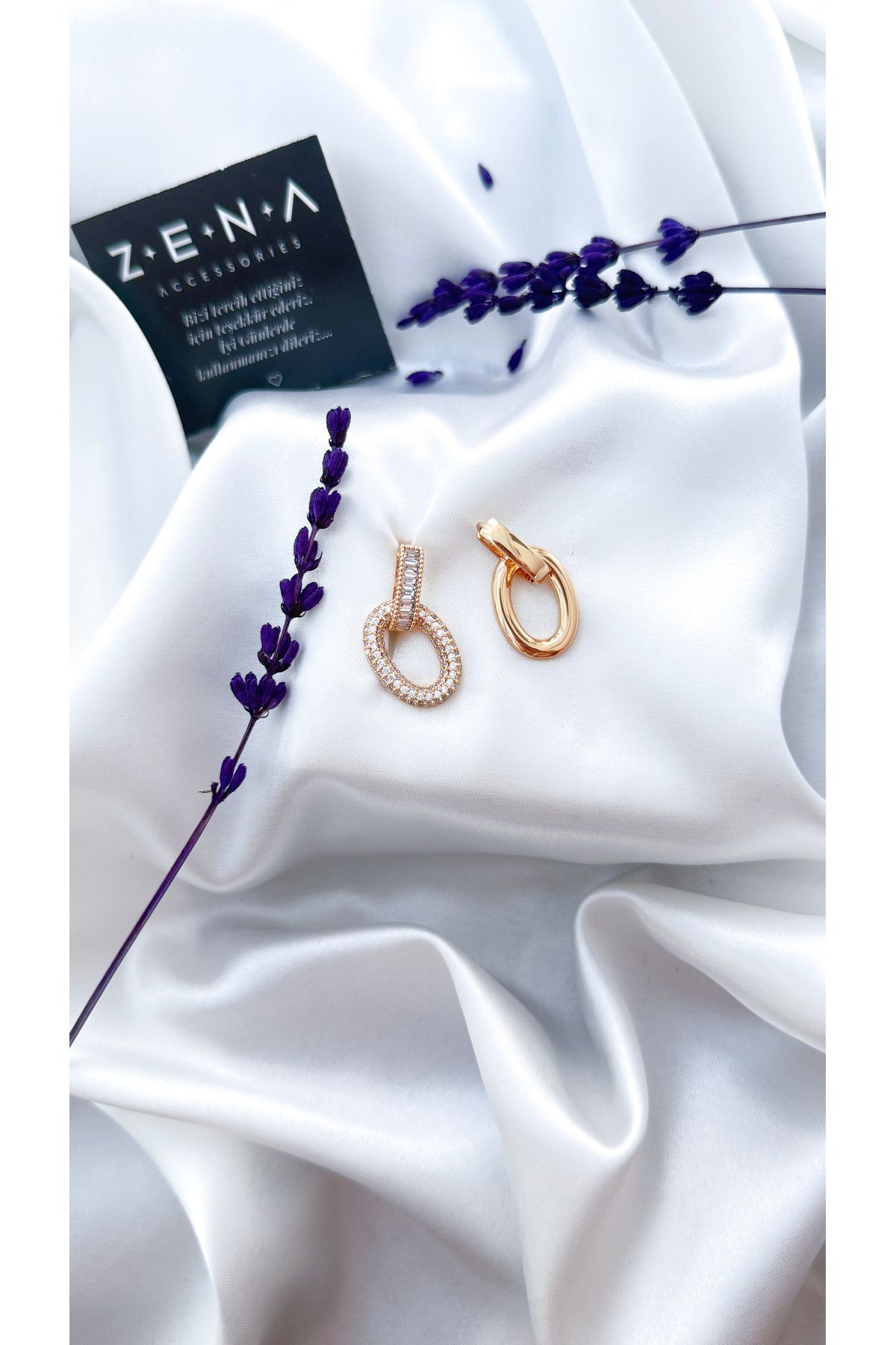 ZENA ACCESSORİES Parfois Rose Çelik Küpe