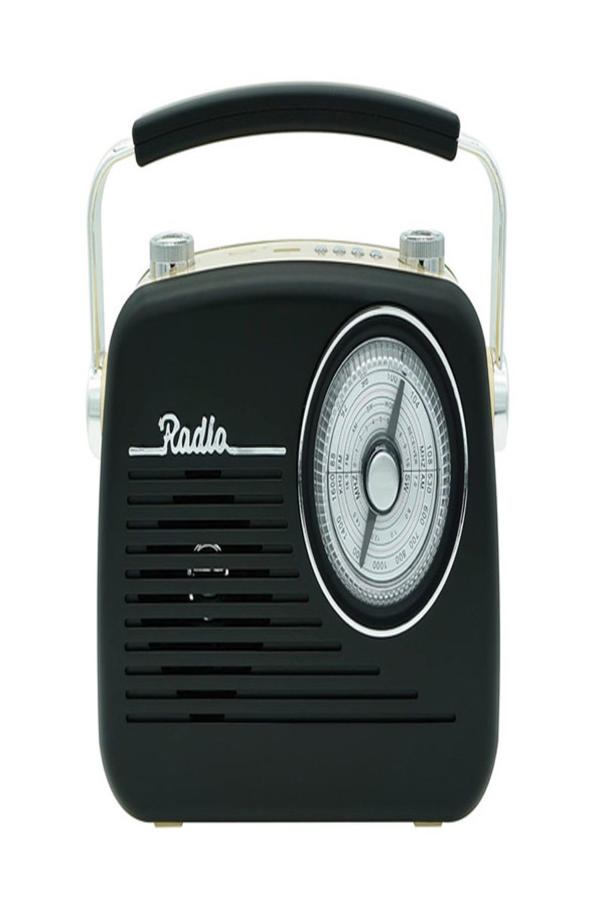 NOSTALJİ RADYO Siyah Nostaljik Bluetooth Radyo