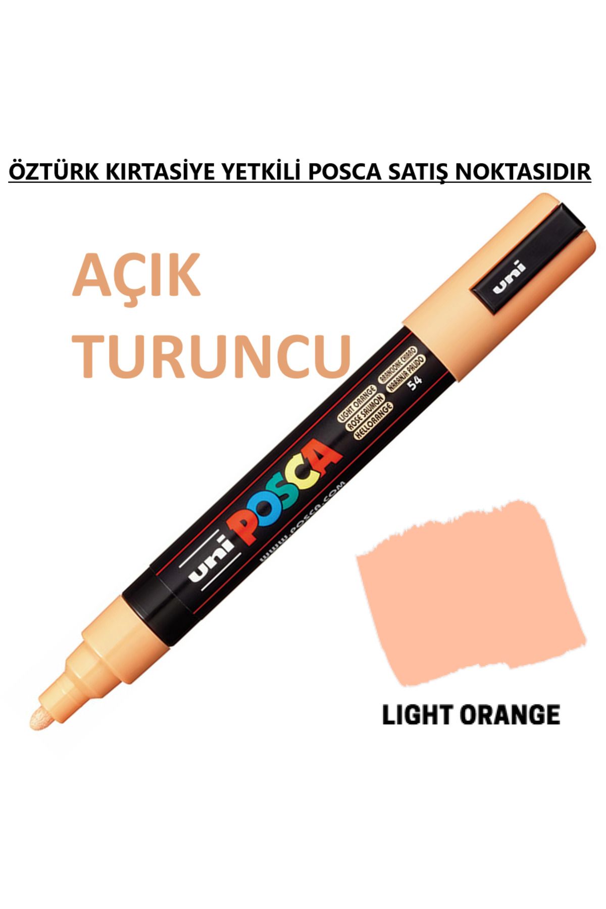 Uni Posca Açık Turuncu Marker Pc-3m (0.9-1.3mm) Poska Pc3m Pc - 3m