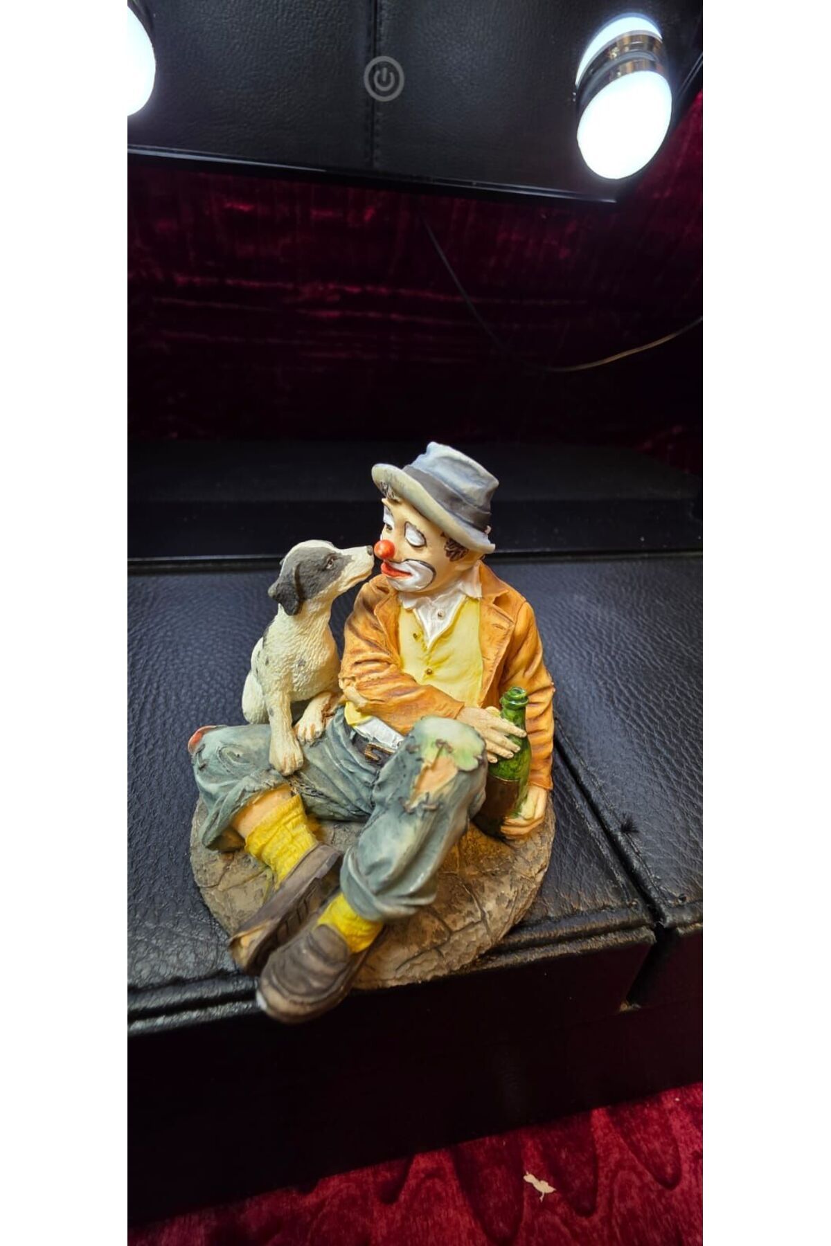Franklin Leonardo Collection İmzalı Veronese Palyaço ve Dostluk 6x7 Biblo