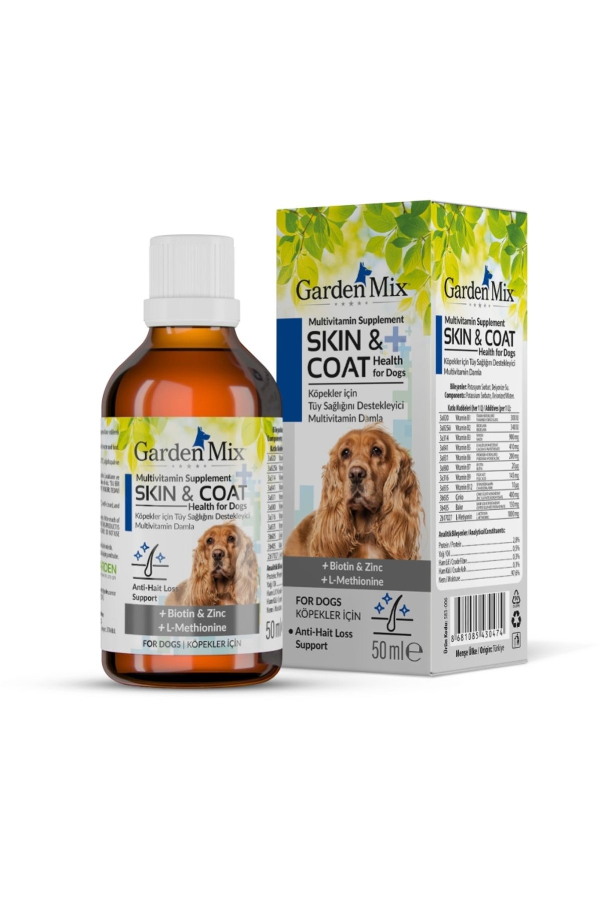 Gardenmix Garden Mix Köpek Tüy Sağlığı Damlası 50 ml