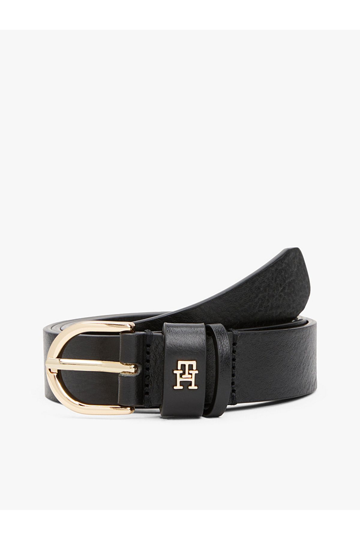 Tommy Hilfiger Essential TH Monogram Leather Belt