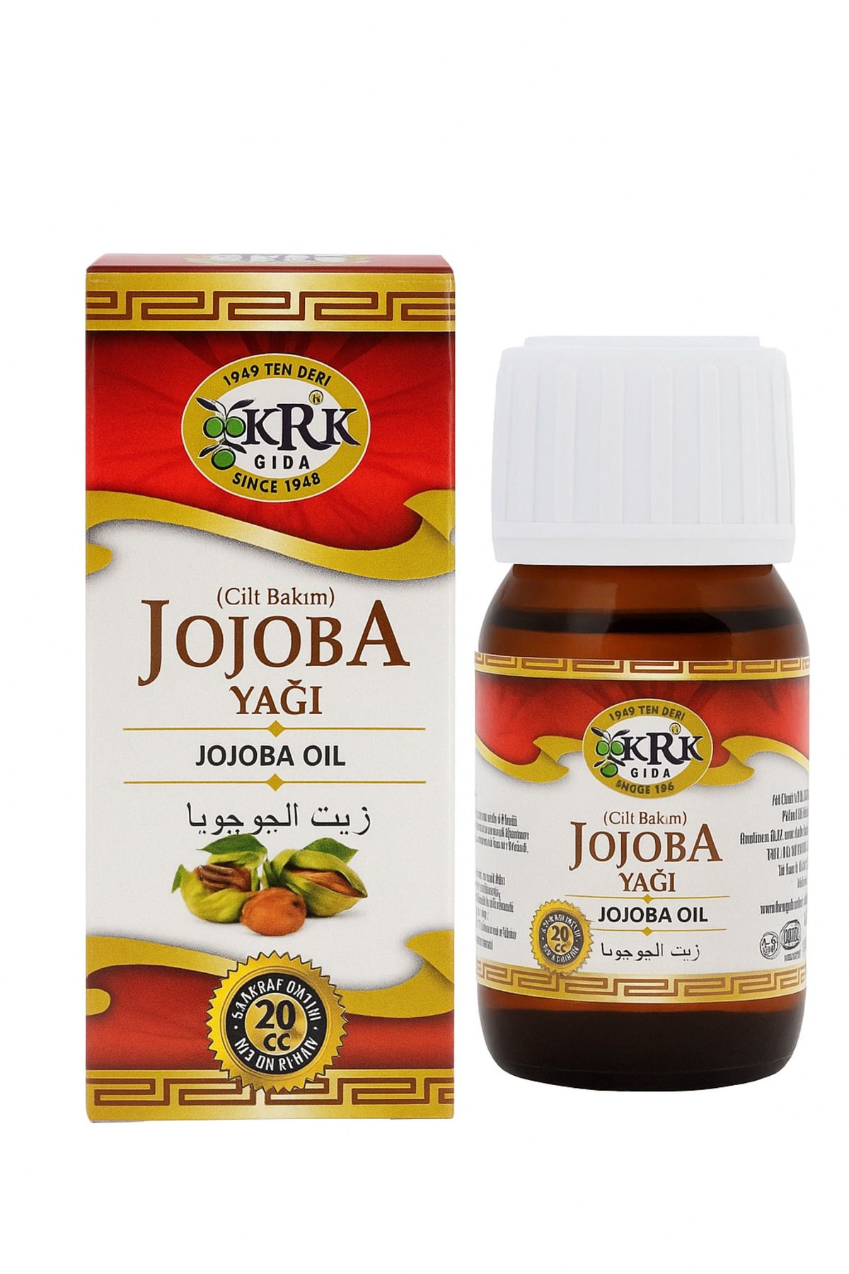 Krk Gıda Jojoba Yağı 20 ml – Nemlendirici & Besleyici Yağ