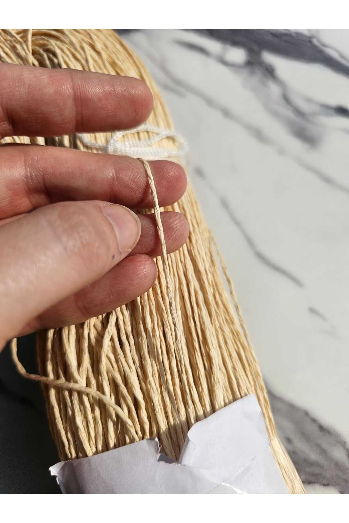 RENGARENK-First Quality Thin Winding Paper Thread 370Gr-390Gr Color No:27 Yellow Red 4