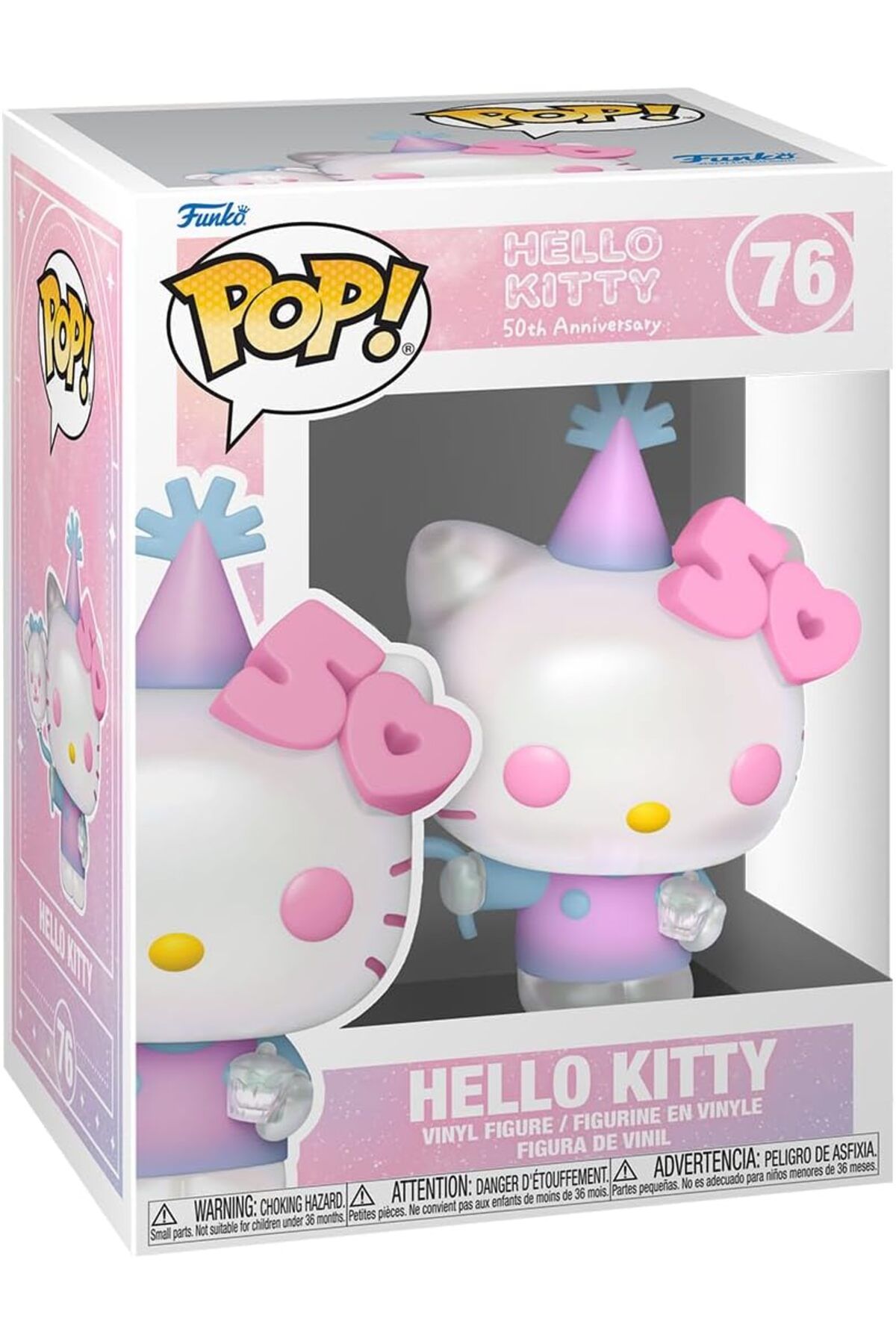Funko Pop! Sanrio Hello Kitty 50th, Balonlu Hello Kitty Vinil Figür, 3,75 inç Koleksiyonluk Oyuncak