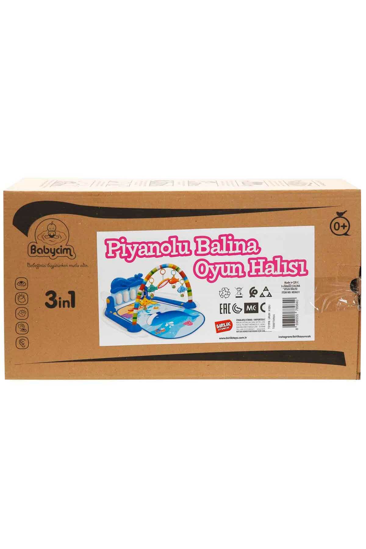 Babycim 3in1 Piyanolu Balina Desenli Oyun Halısı fotoğrafı 6 (önizleme)