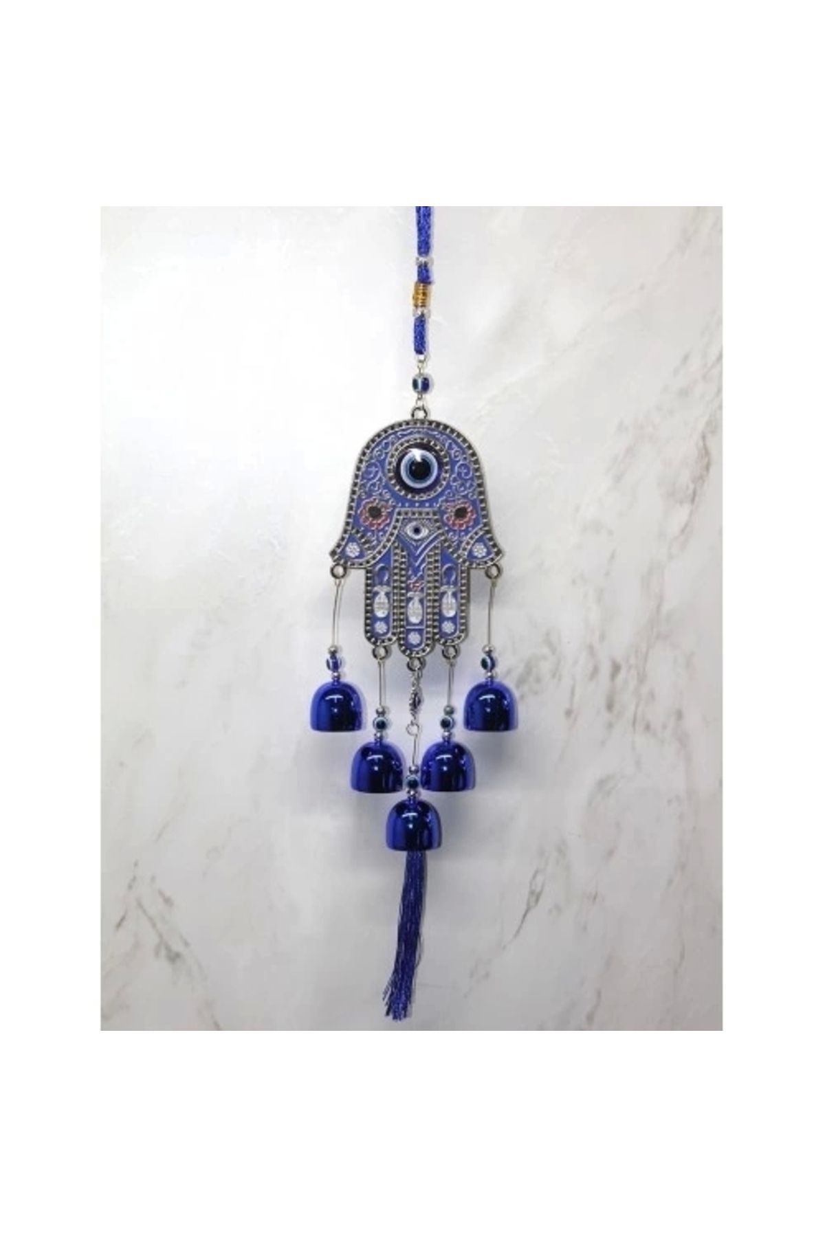 SerenityHaven Metal Nazar Boncuğu Çan Model 8