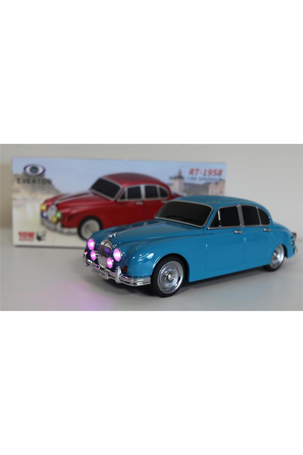 Vobotek Teknoloji EVERTON RT-1958 Zümrüt Yeşil (Emerald) Arabalı Bluetooth Fm-Usb-Tf-Aux Şarjlı Nostaljik Radyo