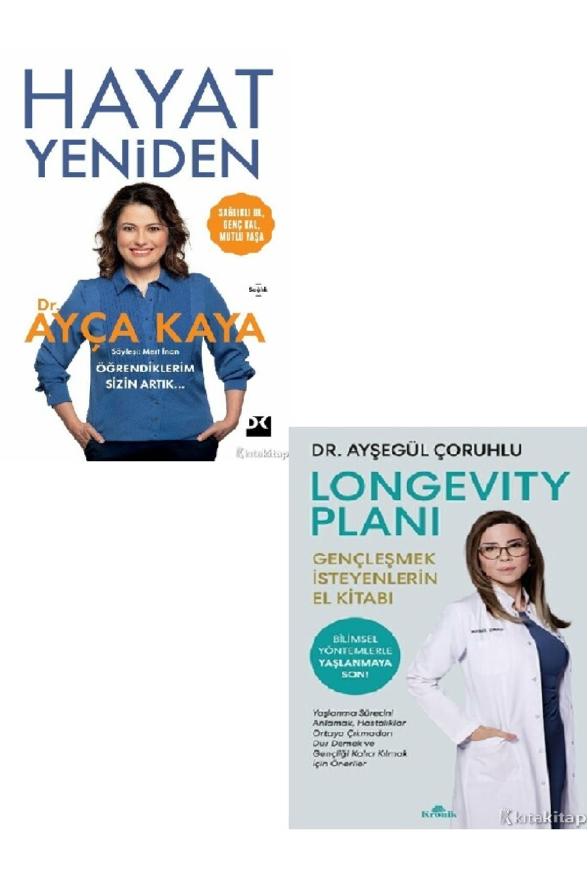 Destek Yayınları Hayat Yeniden - Longevity Planı - Ayça Kaya 2 KİTAP ( ÜCRETSİZ KARGO )