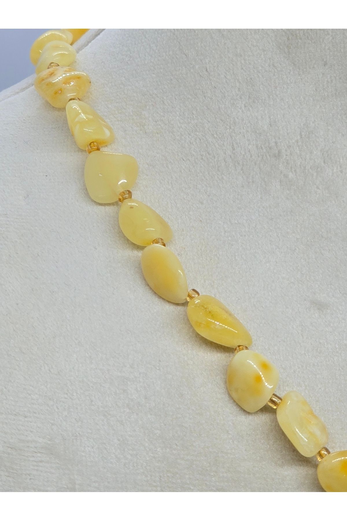 URANİA JEWELRY DOĞAL KEHRİBAR KOLYE YETİŞKİN