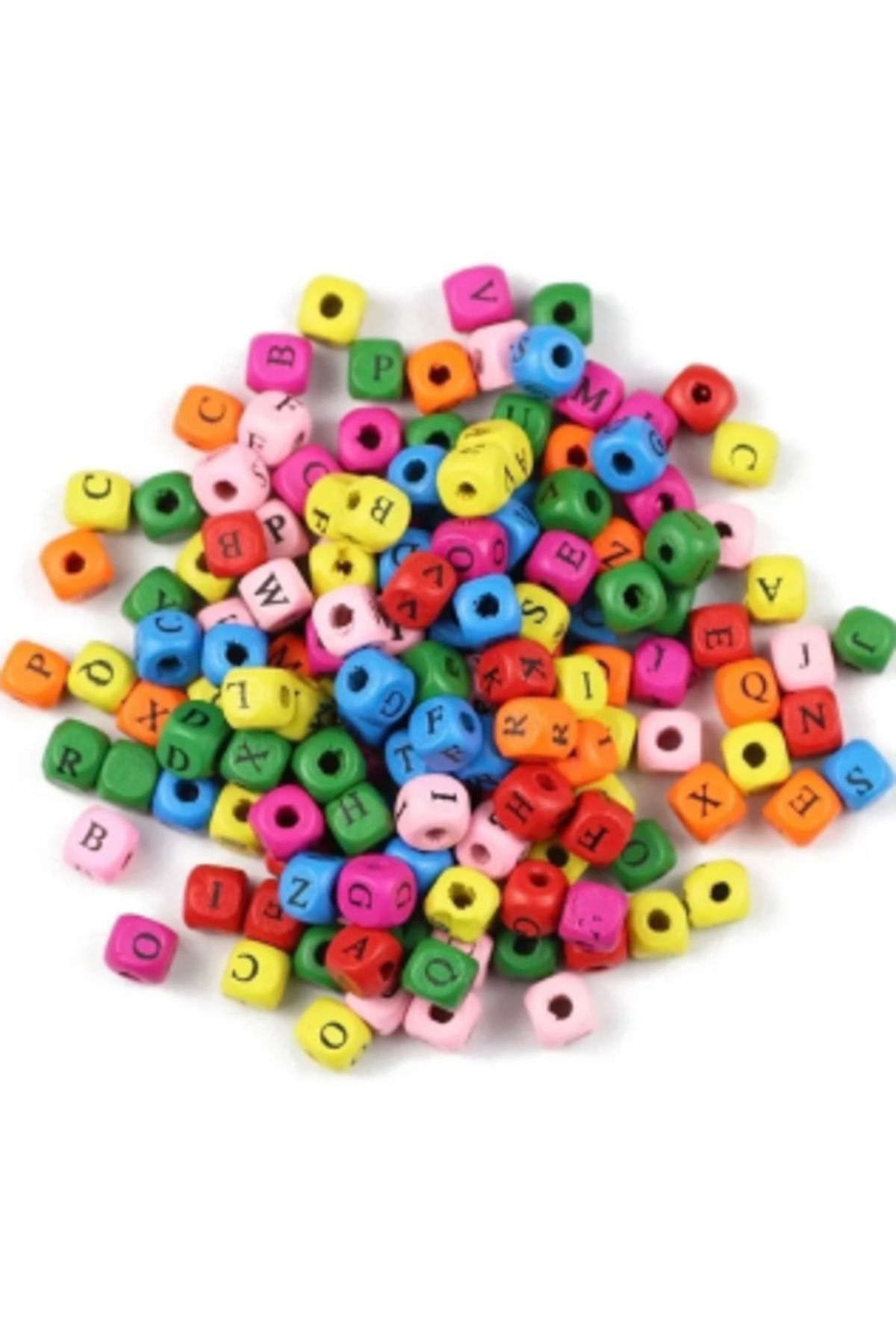 gnsstore Esmay Harf Zar Renkli 7mm Kare Kutu