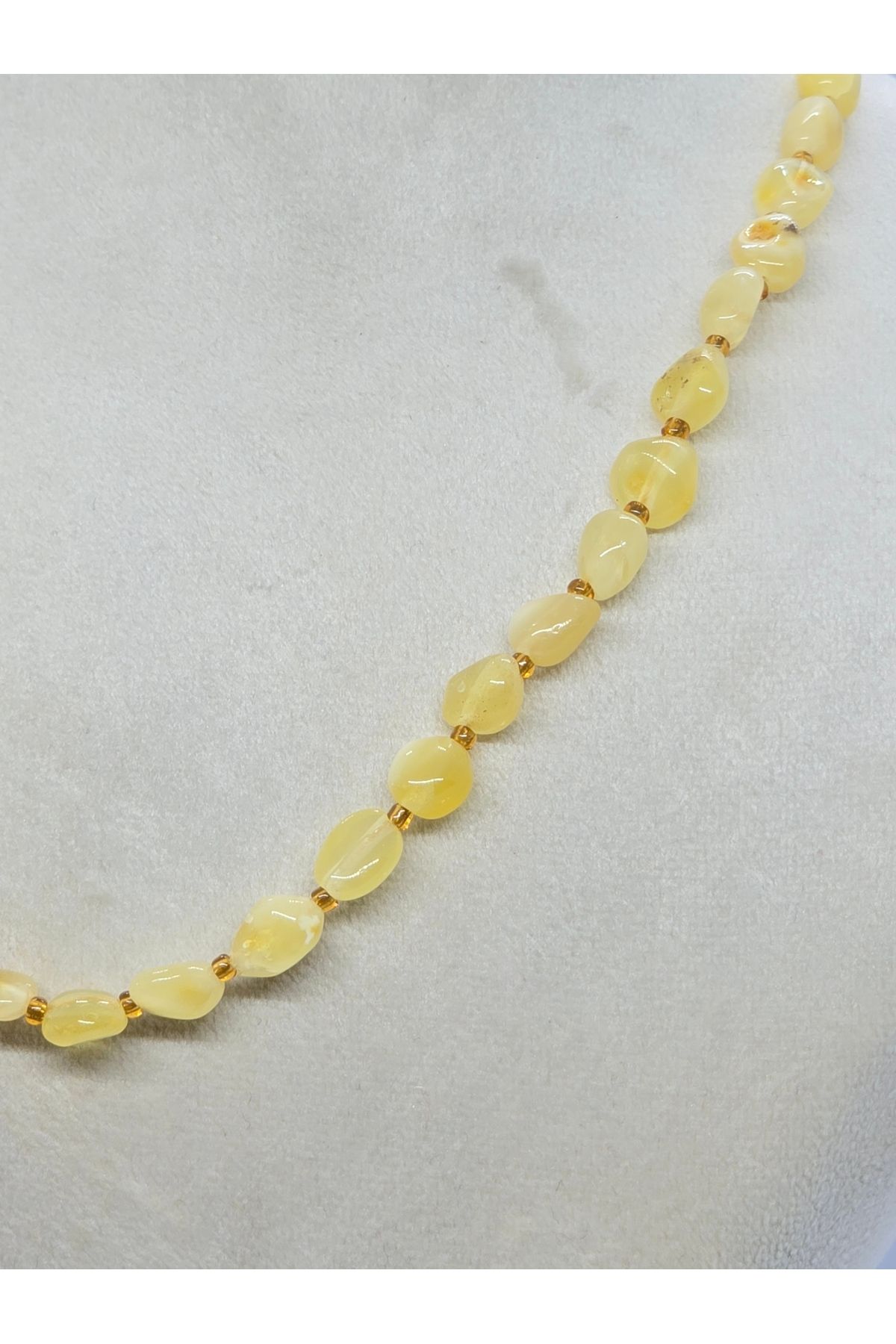 URANİA JEWELRY DOĞAL KEHRİBAR KOLYE YETİŞKİN