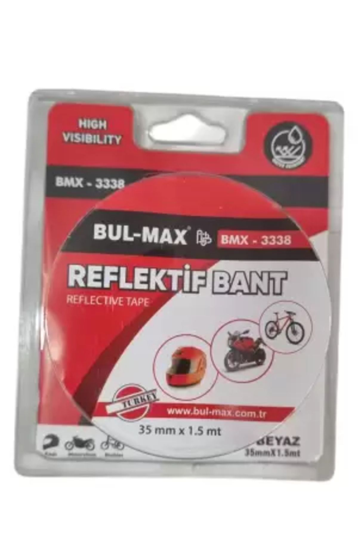 gnsstore Bul-max Reflektif Bant 35Mmx1,5M Beyaz BMX-3338