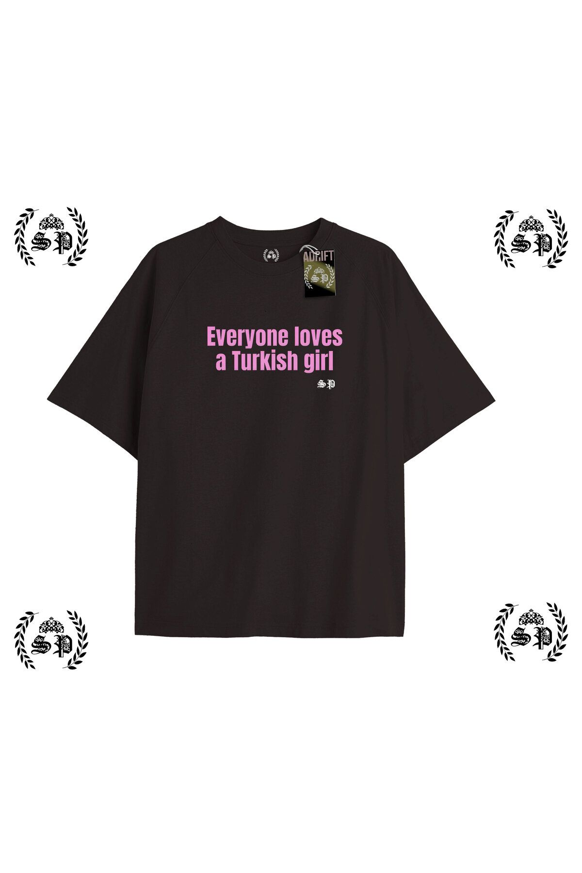 Tarzsokak Y2k SuperTee Baskılı Siyah T-shirt