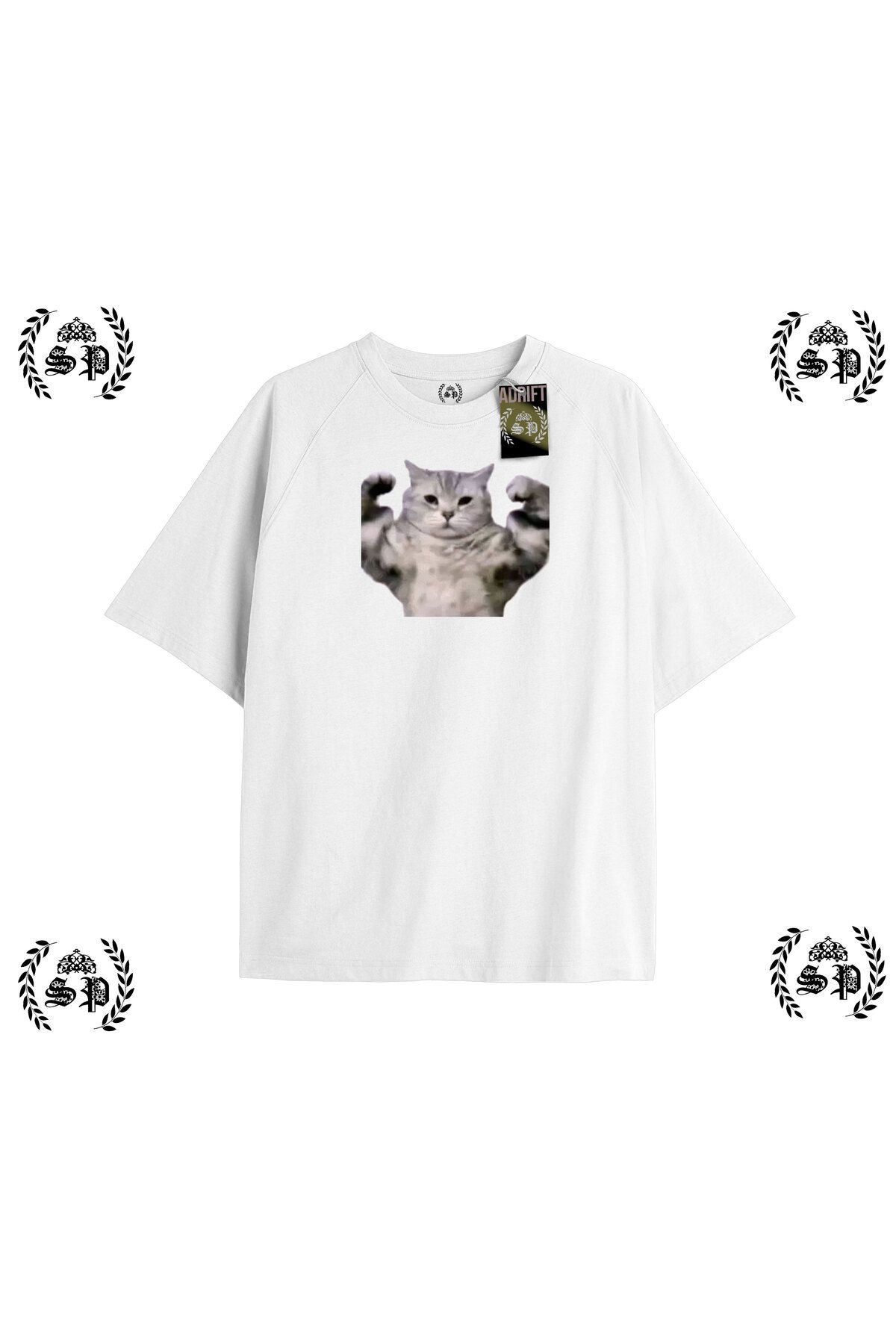 Tarzsokak Y2k Funny Baskılı Beyaz T-shirt
