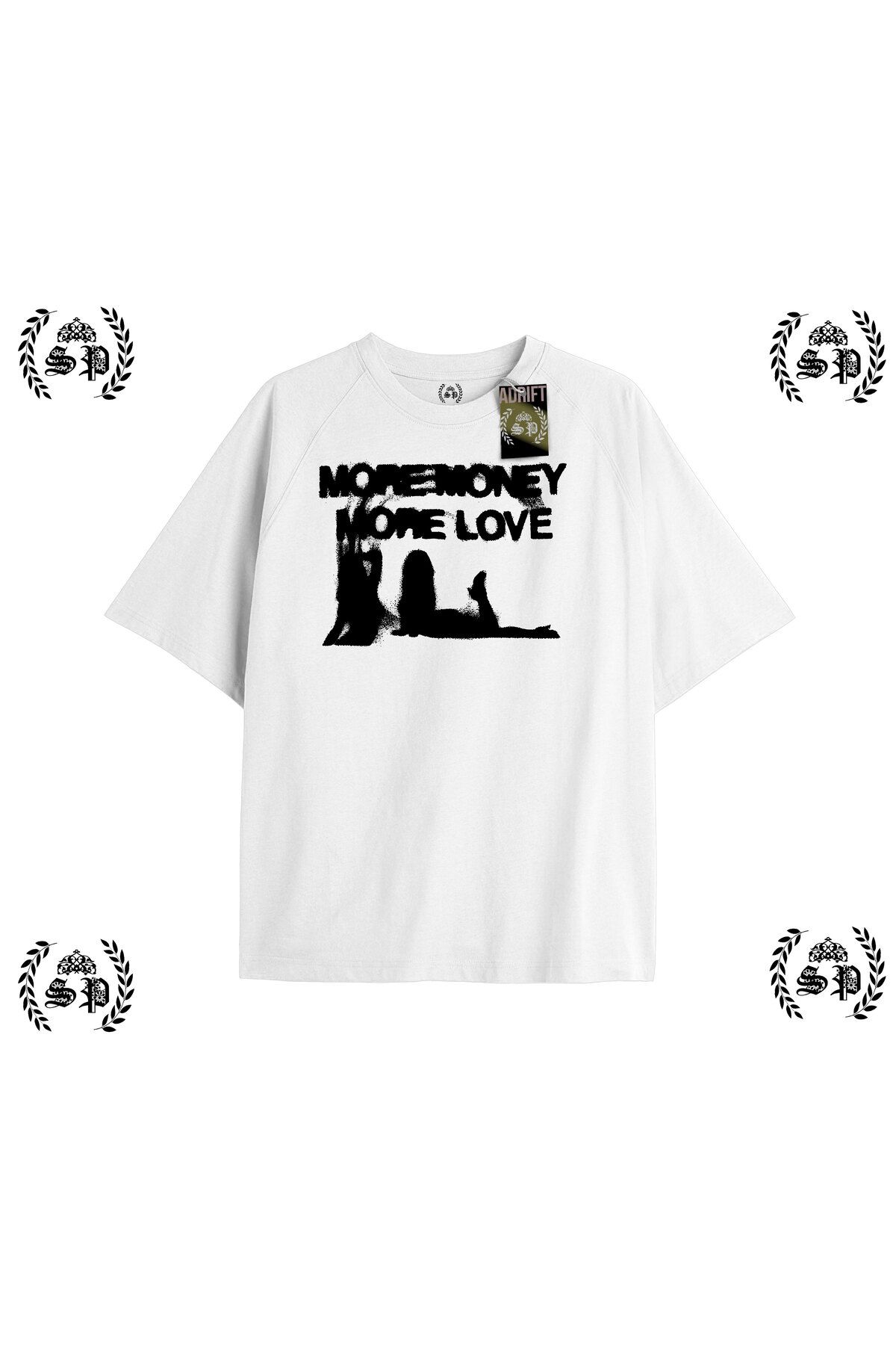 Tarzsokak Y2k Chrome Baskılı Beyaz T-shirt
