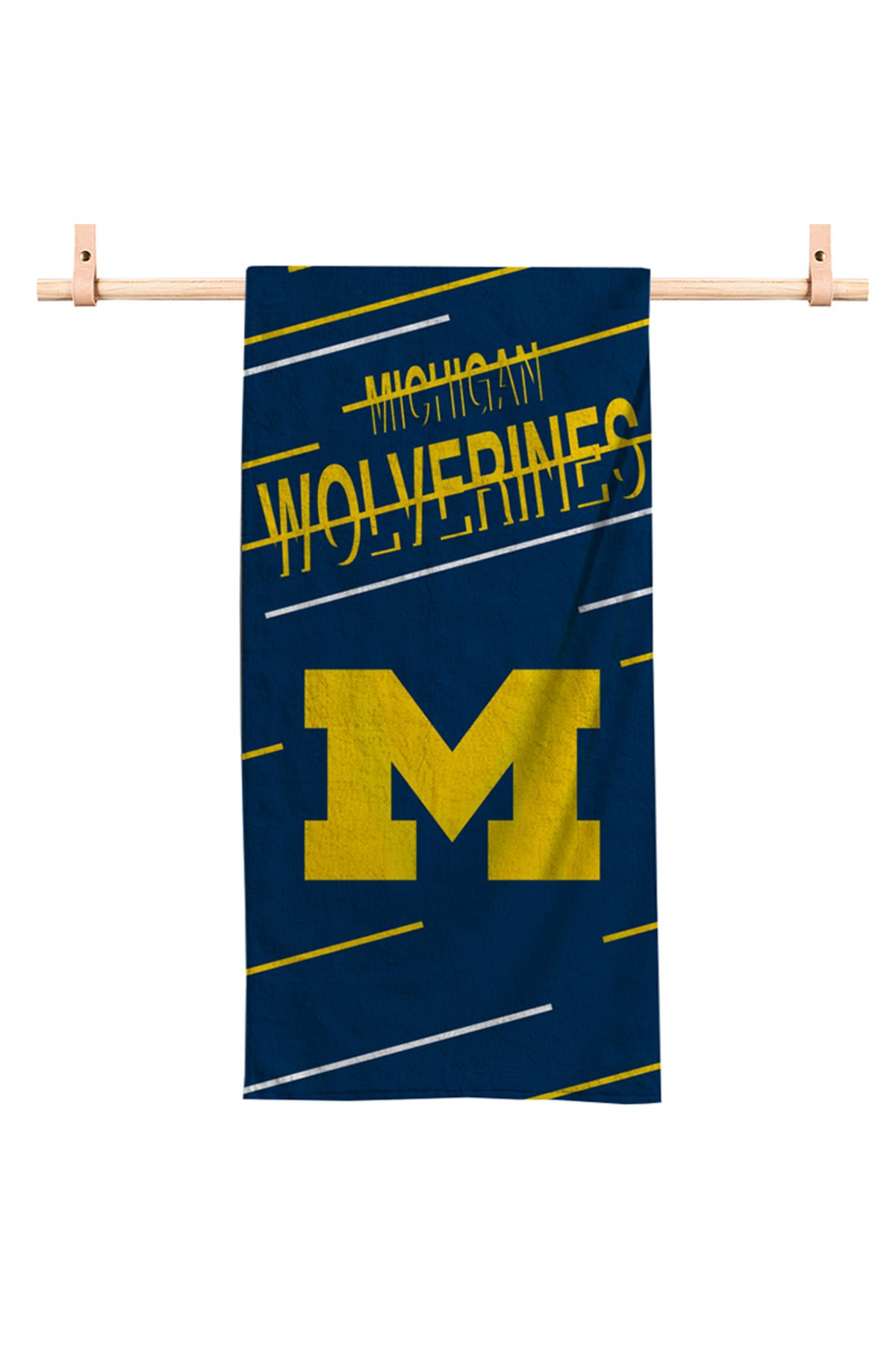 usateamfans Michigan Wolverines Plaj Havlusu