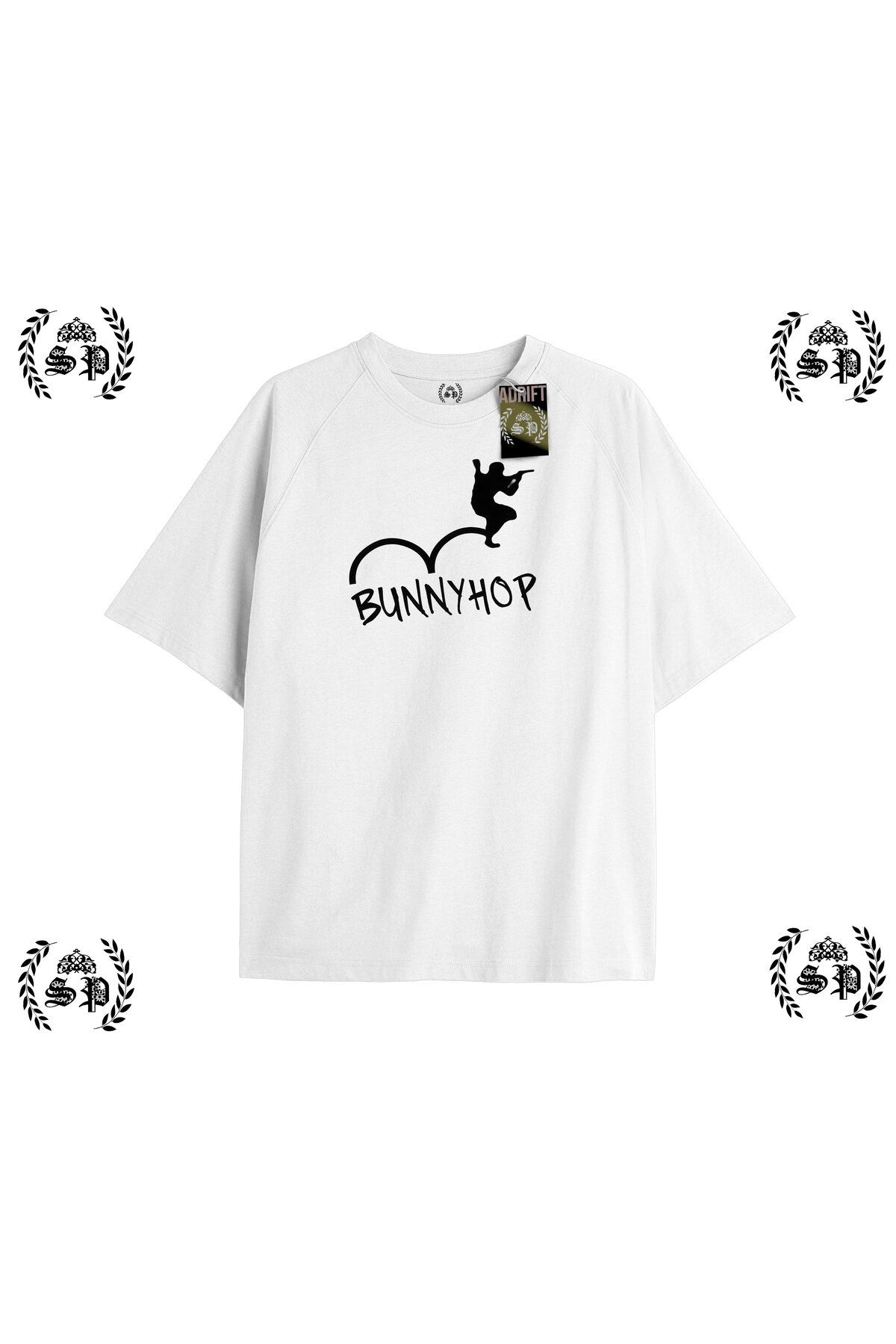Tarzsokak Y2k SonICc Baskılı Beyaz T-shirt