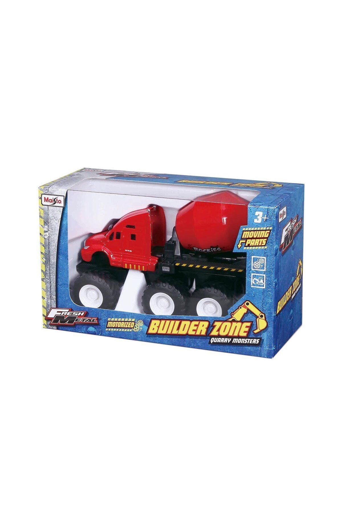merland benvecocuk MAY/21191 Maisto Fresh Metal Builder Zone Taş Ocağı Araçları