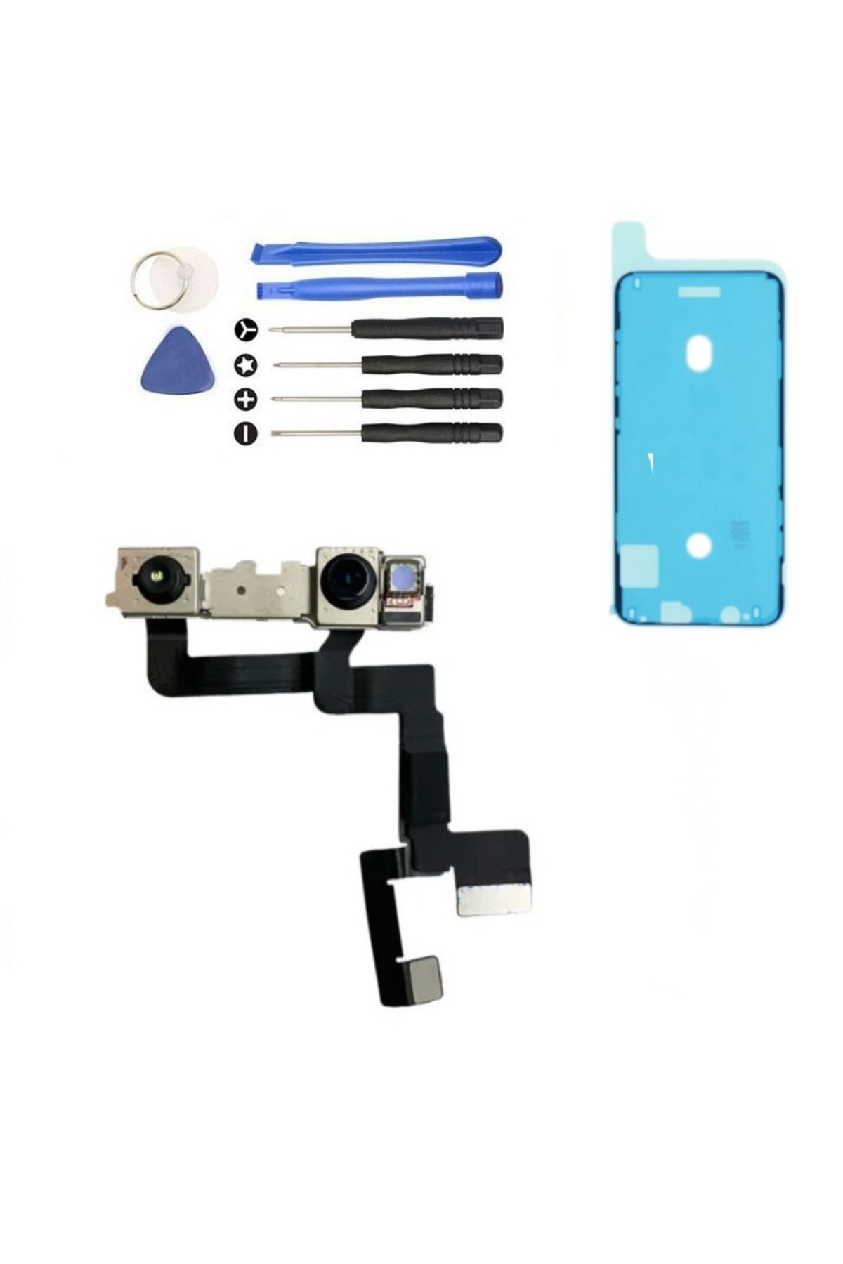 indirimplus iPhone 11 Ön Kamera Tamir Seti ve Sıvı Bandı Üçlü set ORJ