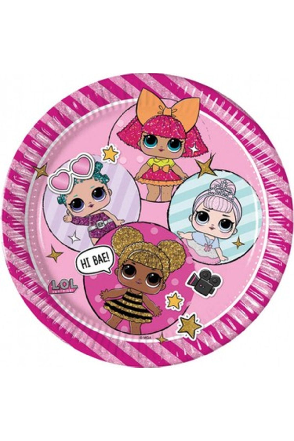 gnsstore Kika Lol Glitterati Karton Tabak 23cm 8 Li
