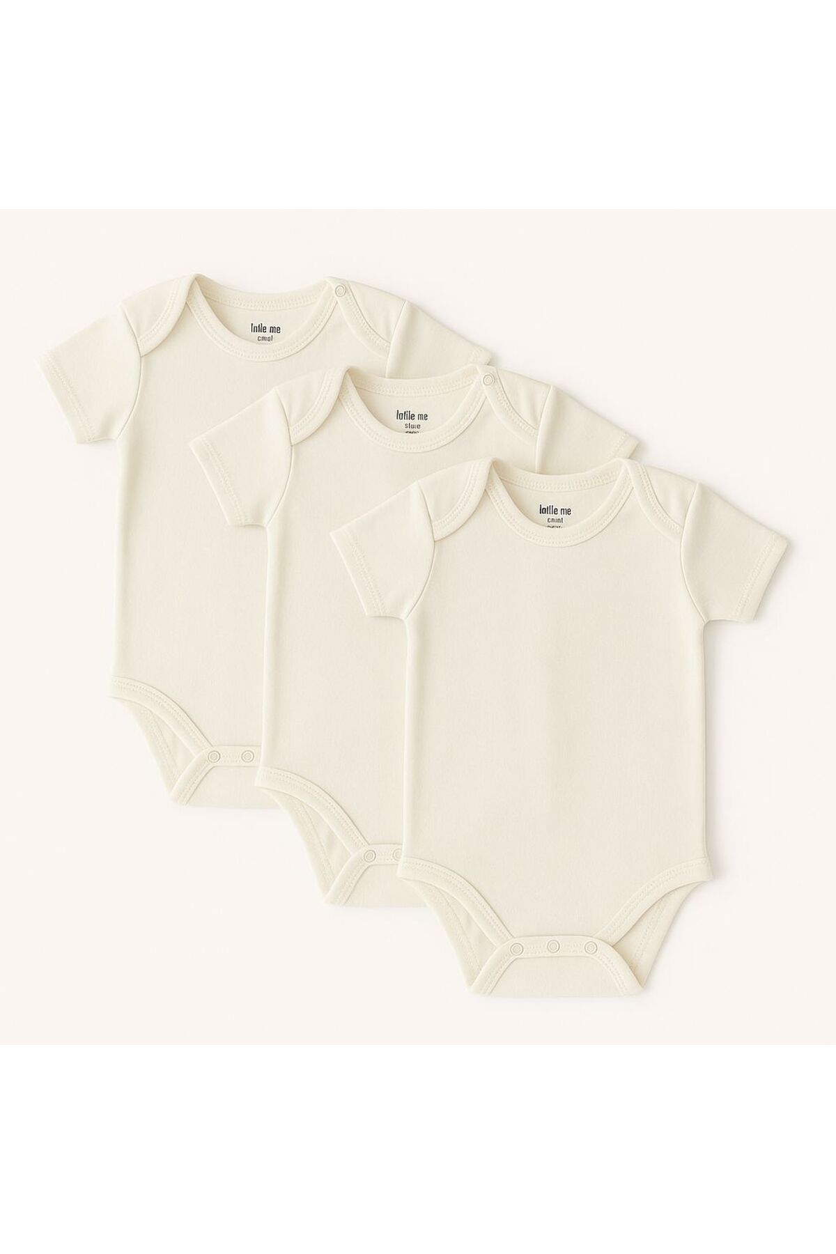 Miamo Organik Pamuk Sertifikalı Yüzde Yüz Pamuk Amerikan Body 3lü Set Unisex 0-3 ay