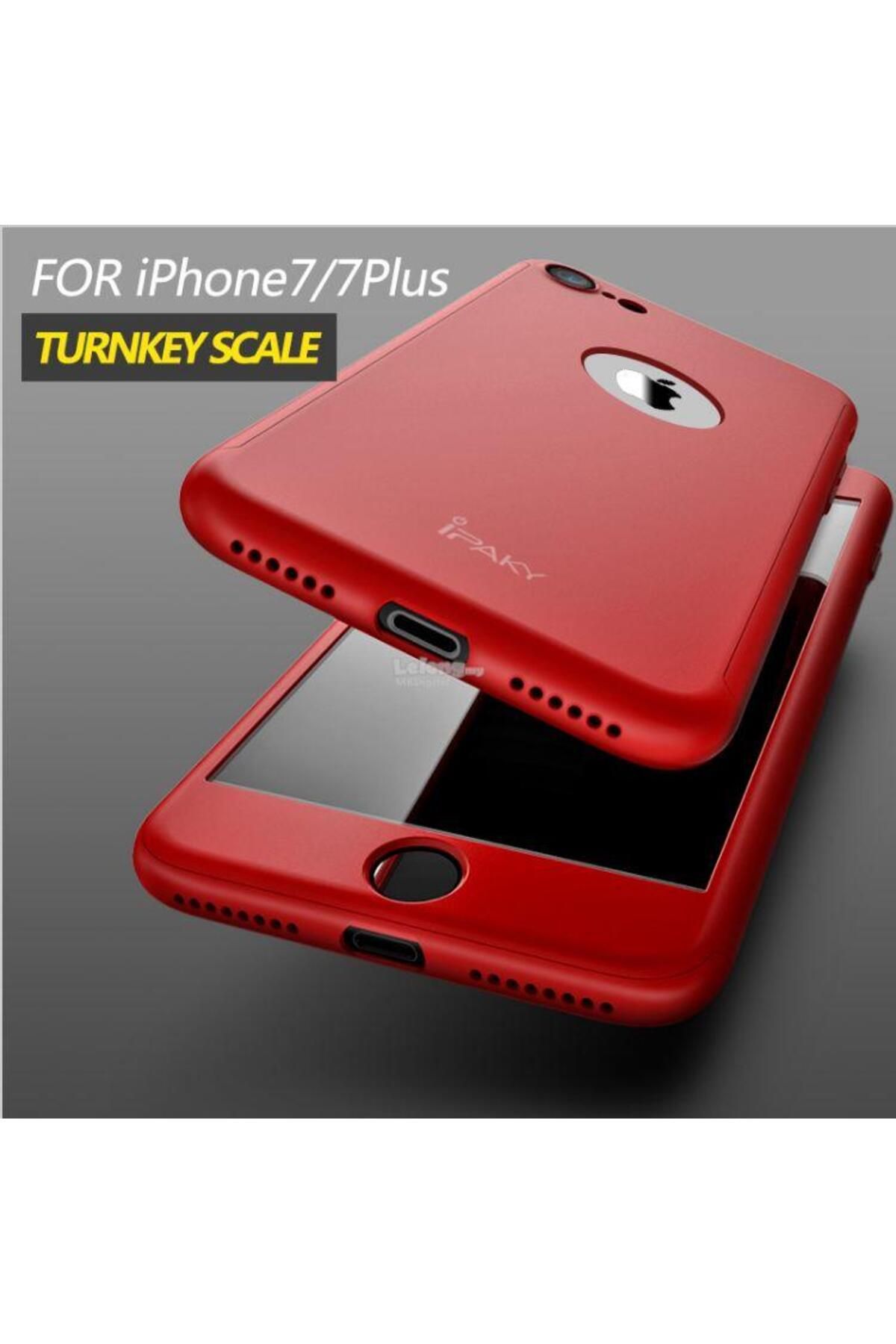 OEM-Case for Apple iPhone 7 MyStyle iPaky Original Red full coverage 360 degrees 3