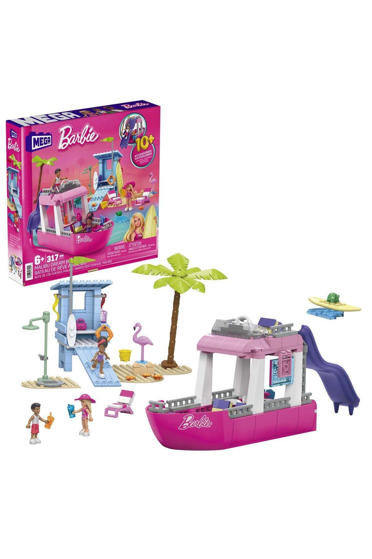 Angel Of Life HPN79 MEGA Barbie® Malibu Rüya Teknesi™ 317 parça +6 yaş