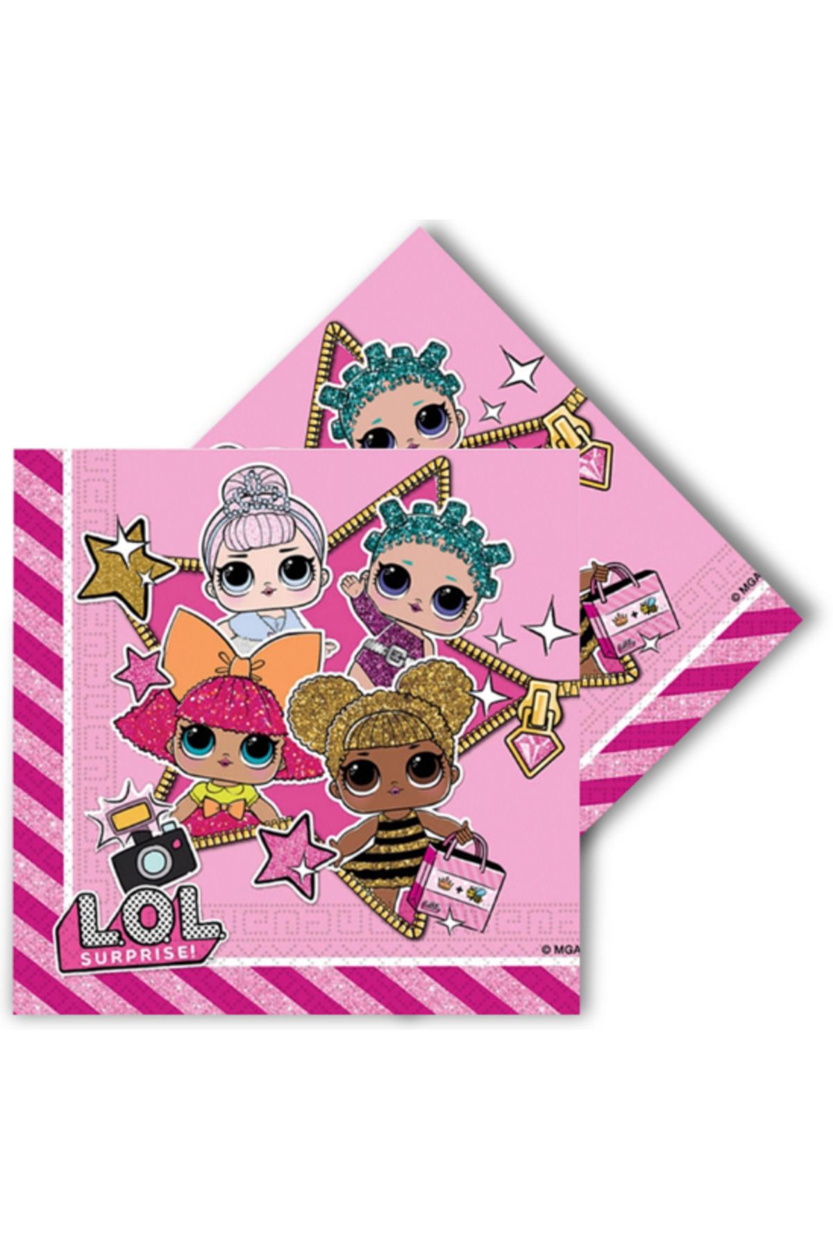 gnsstore Kika Lol Glitterati Peçete 20 Li