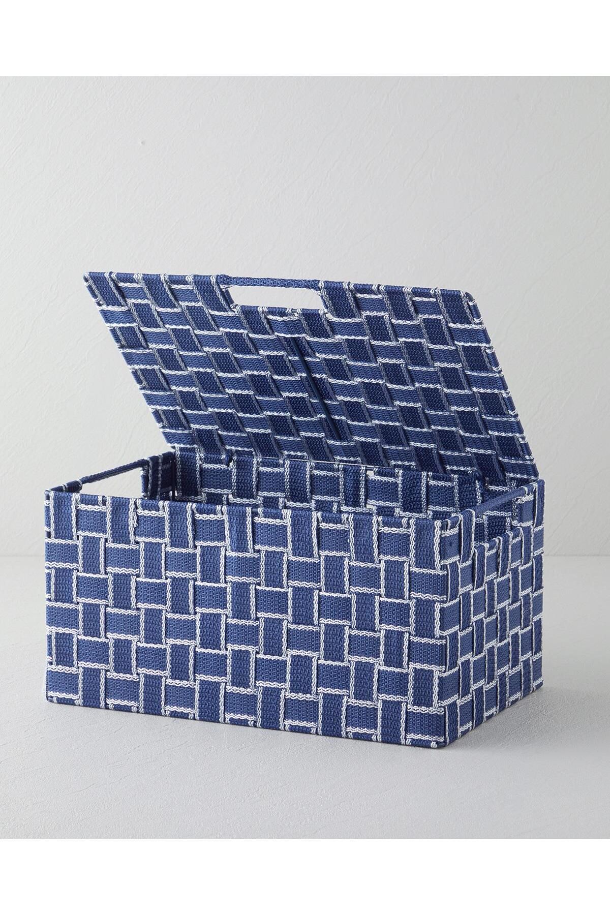 English Home Shine Saklama Kutusu 34x22x17 Lacivert