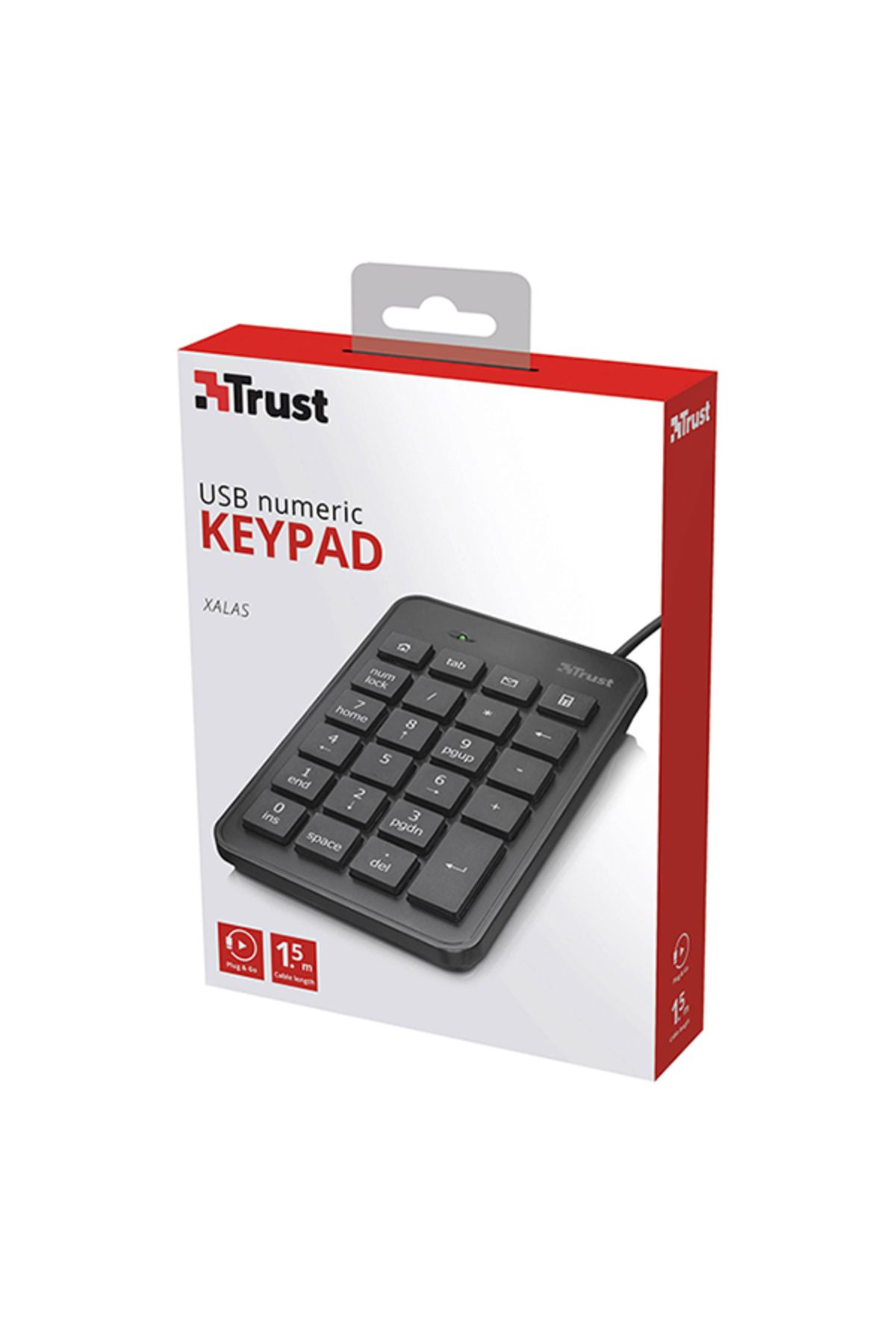 22221 Xalas Usb Num Pad Keyboard - 5