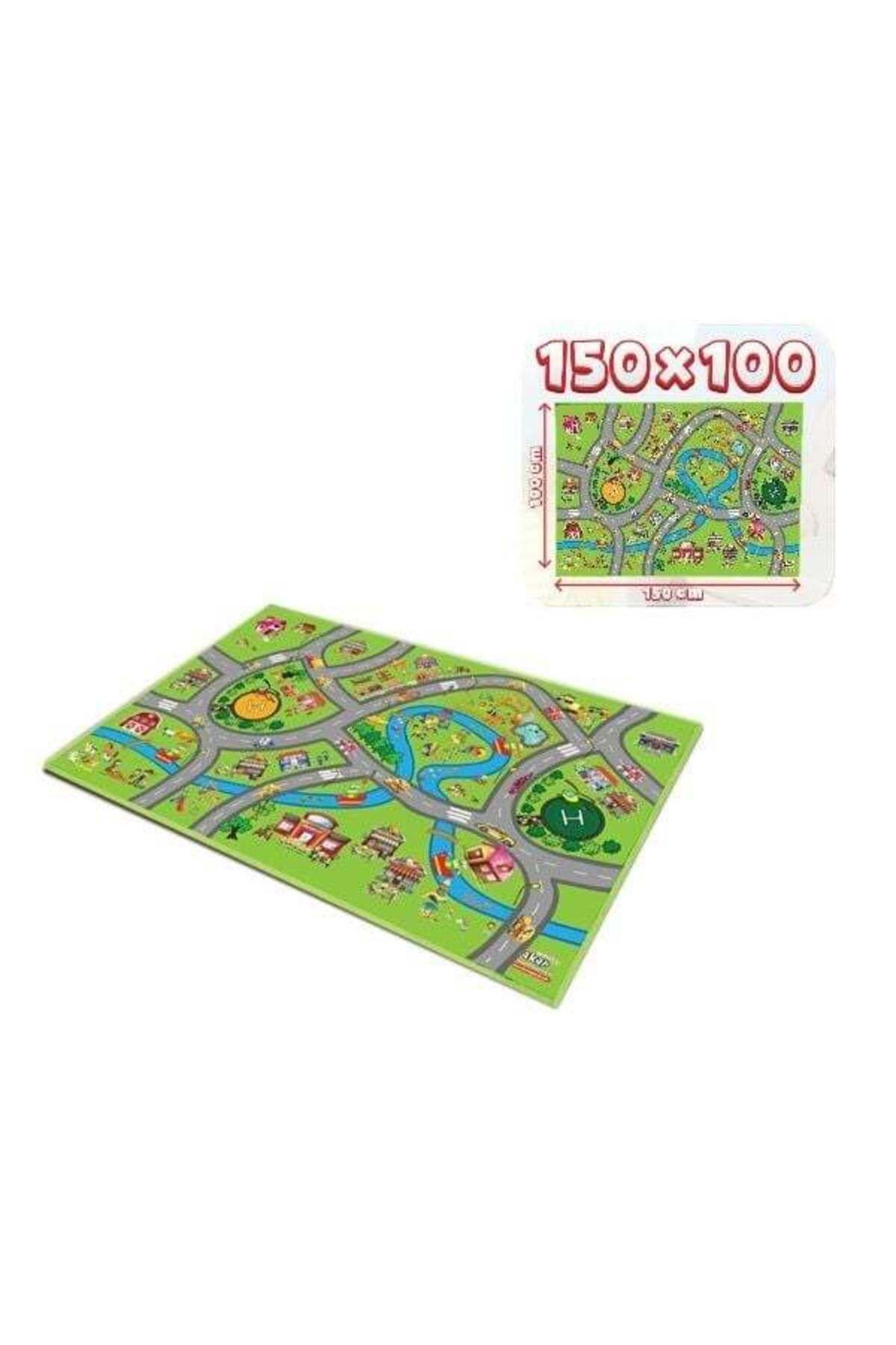 merland benvecocuk 05-725 Oyun Halısı City 150X100 cm