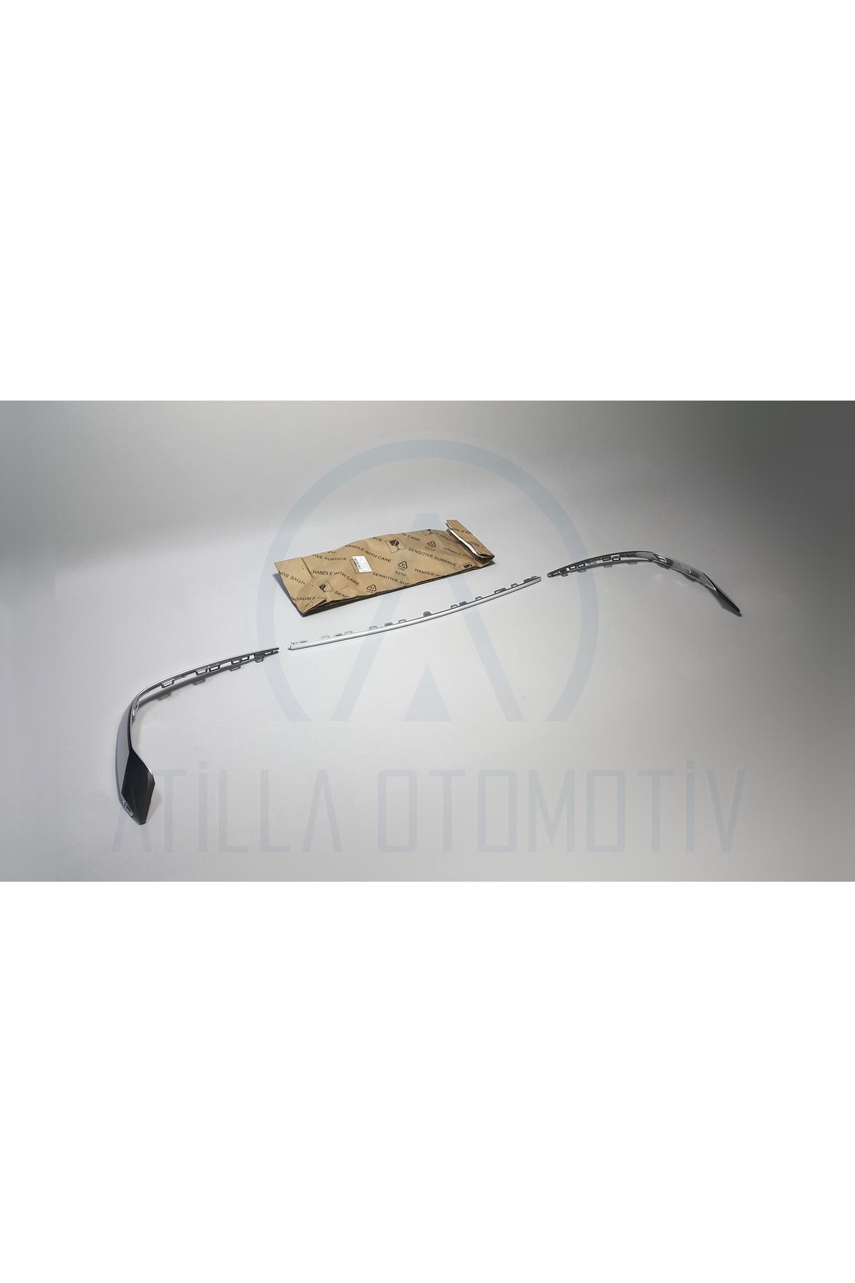 Aftermarket 3 x AUDİ A4 8W B9 S-LİNE ARKA TAMPON NİKELAJI SOL-SAĞ ORTA