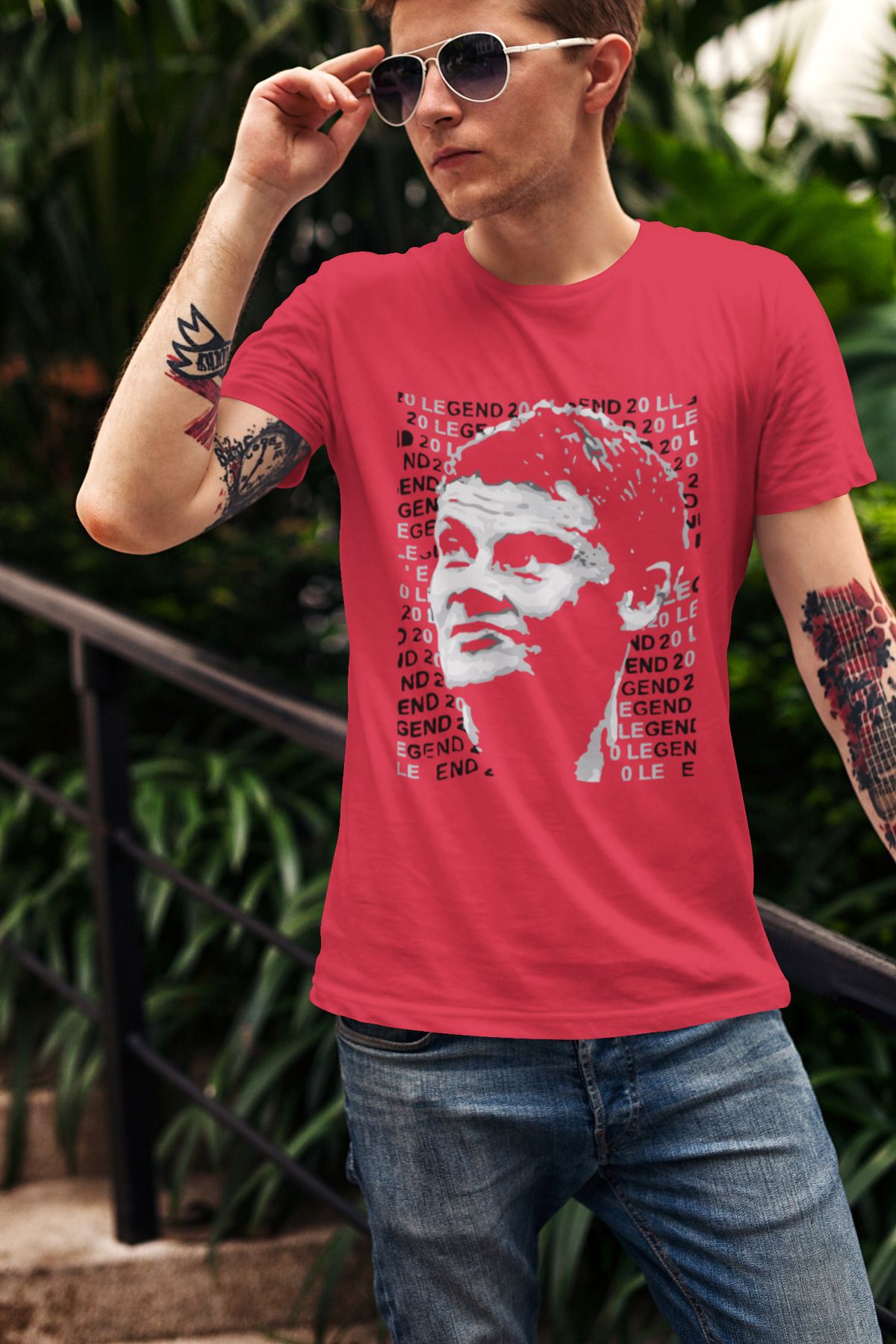 Biy Store Ole Gunnar Solskjaer fotograflı antrenör forma baskılı kısa kollu spor tişört unisex t-shirt