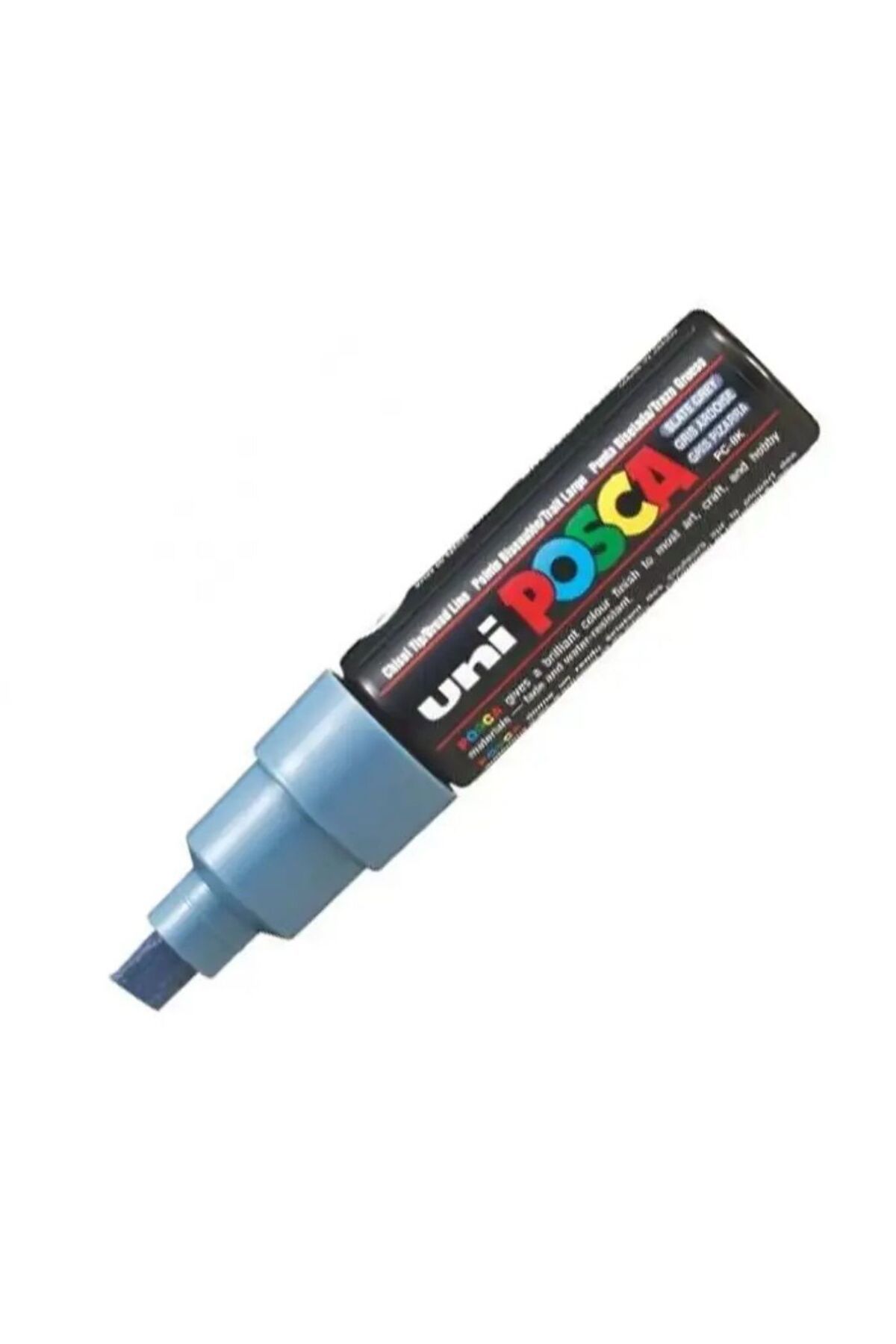 Uni Posca Posca Akrilik Marker Pc-8k (8MM) Kurşun Gri