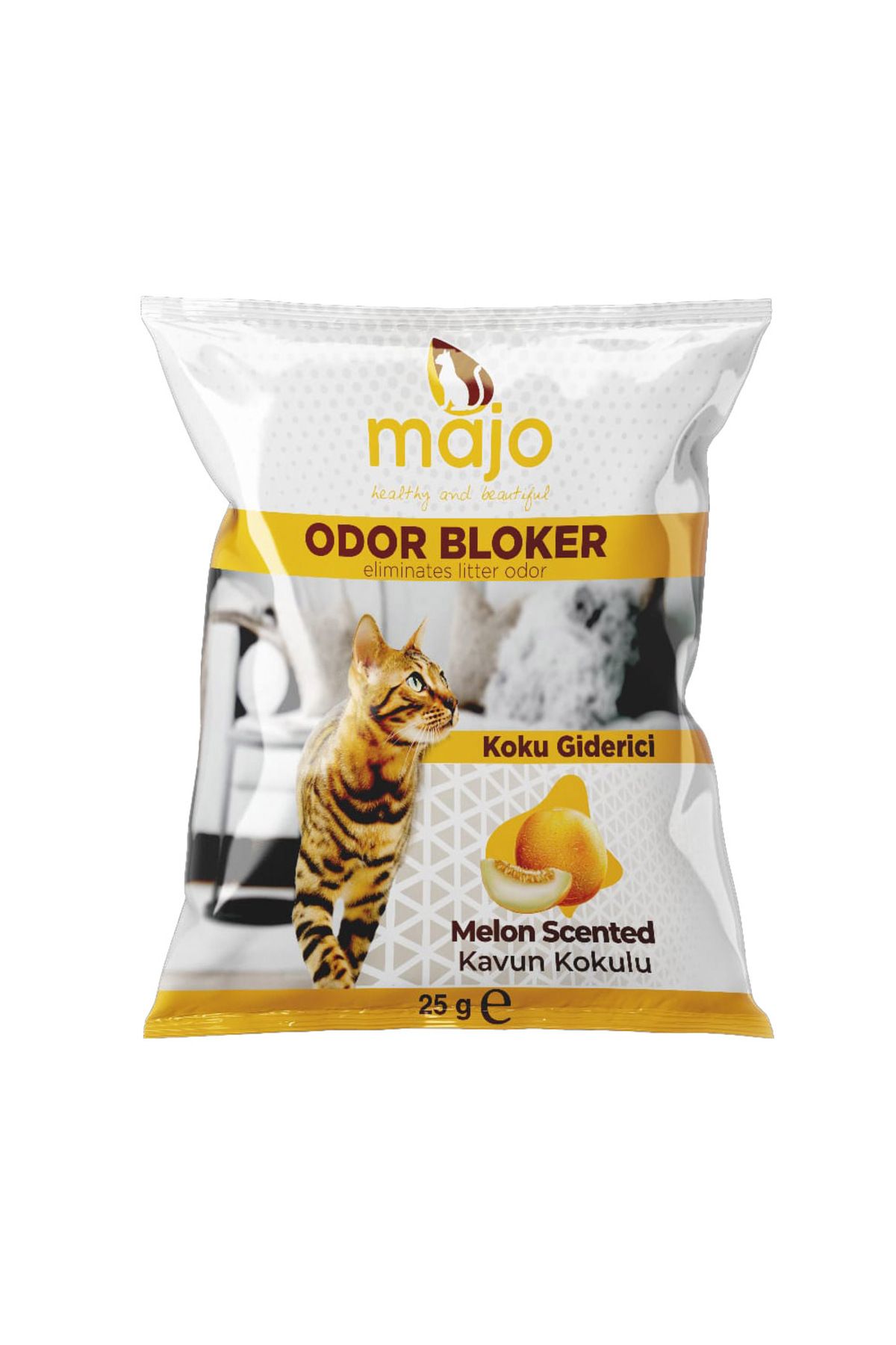 Grimin Petmarkt Kedi Kumu Koku Giderici Majo (Kavun)