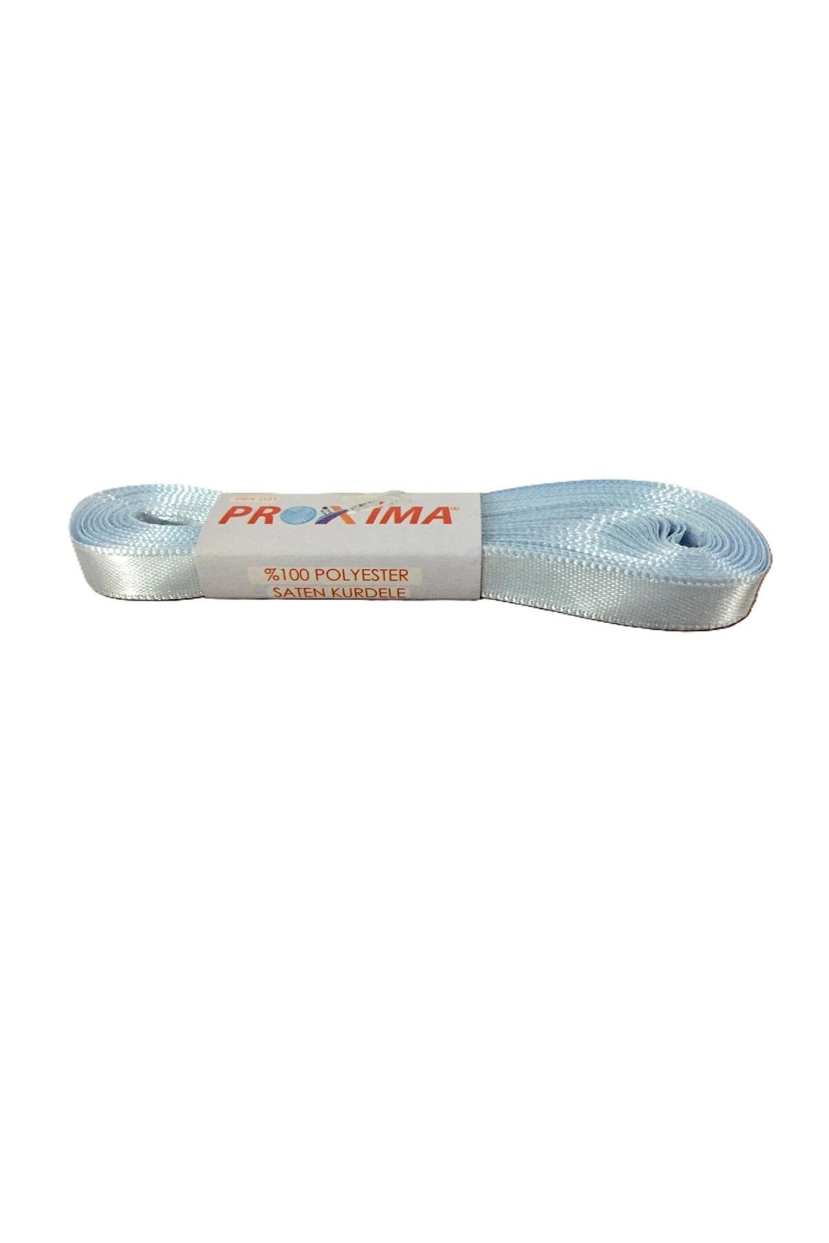 PROXIMA Mavi Saten Kurdele (1 cm 10 m)