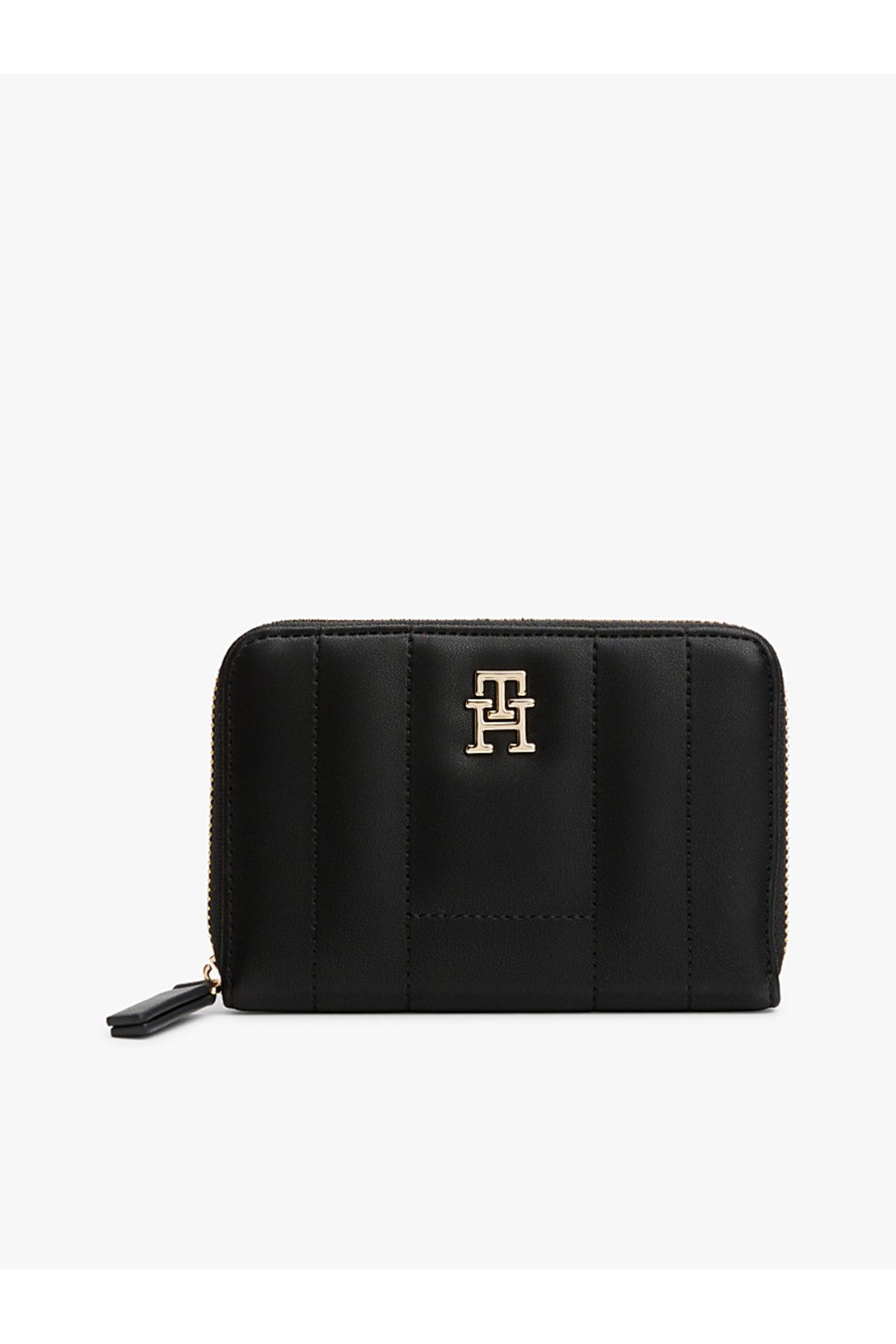 Tommy Hilfiger TH Monogram Flag Quilted Zip-Around Wallet